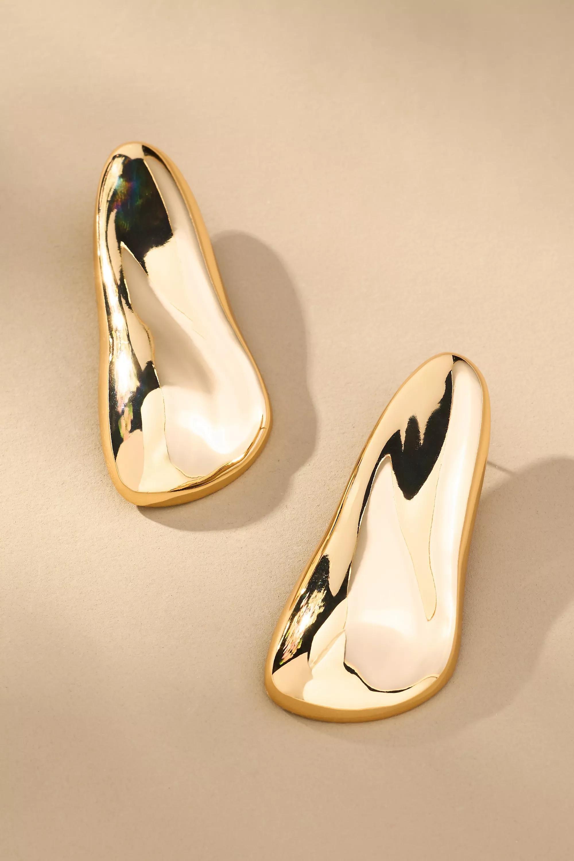 Anthropologie Drop Earrings, Gold, A501_0070, large image number 2