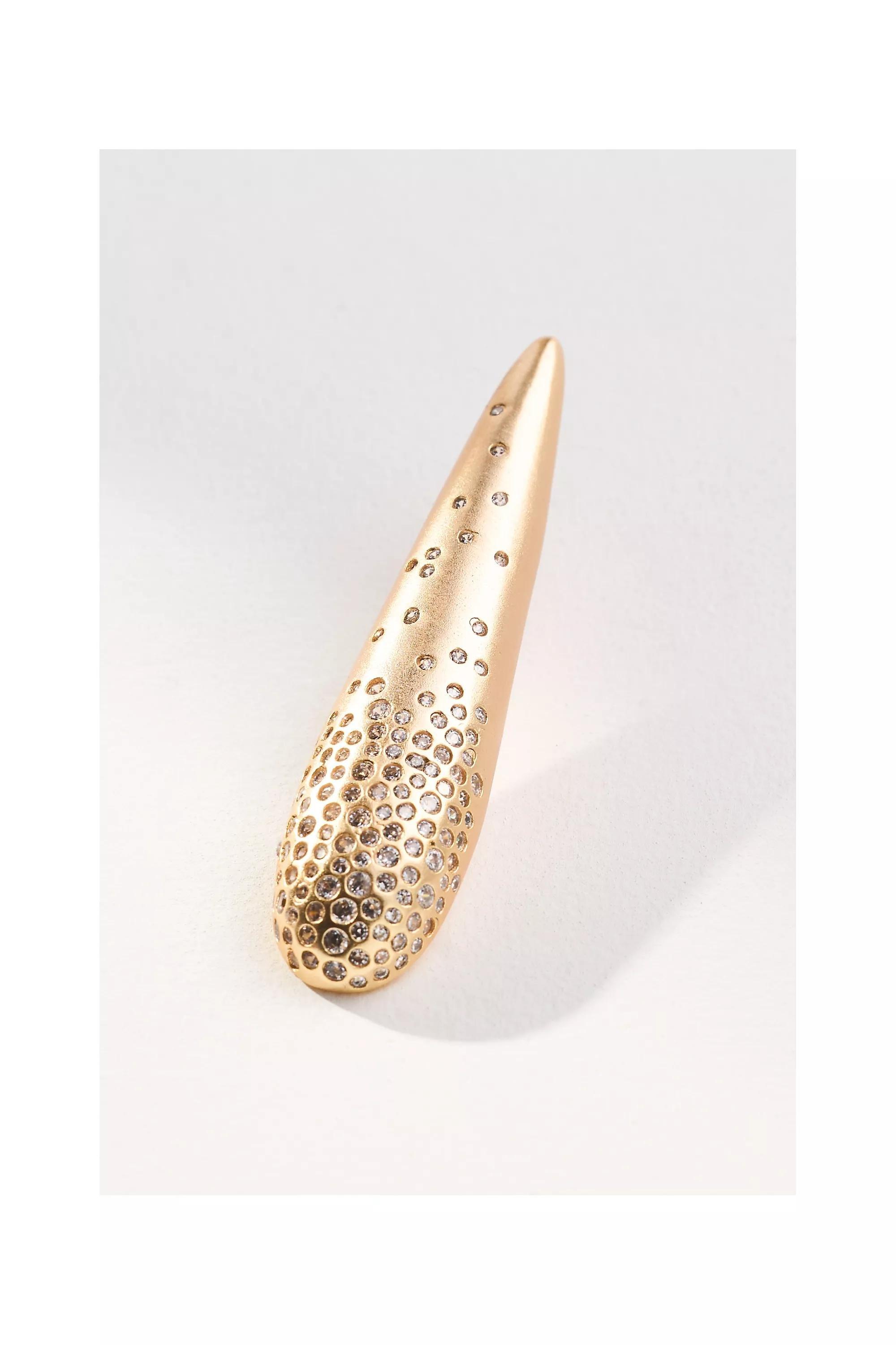 Anthropologie Drop Earrings, Gold, A501_0070, large image number 1