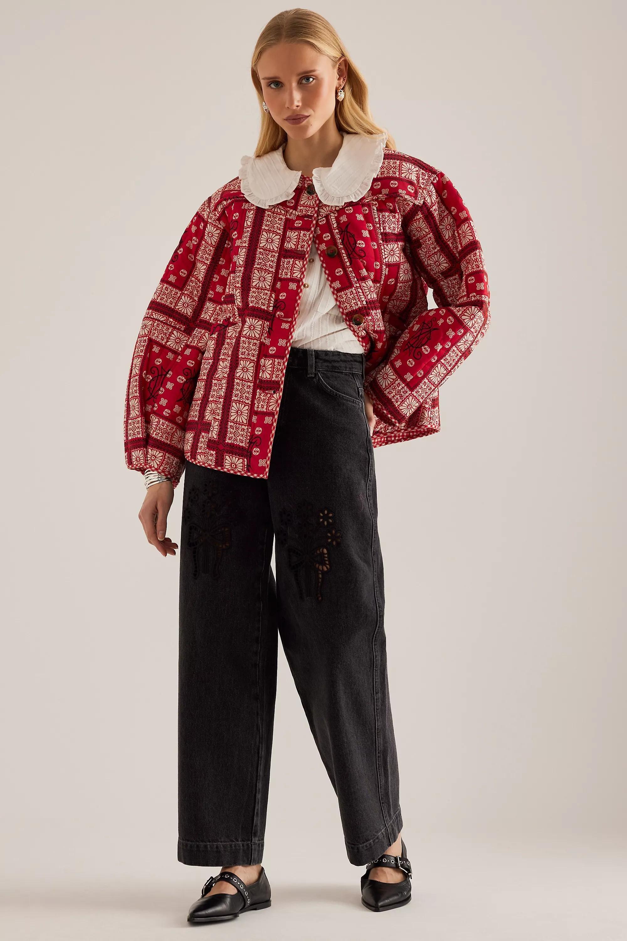 Anthropologie ed Denim Baggy, Black, , large image number 0