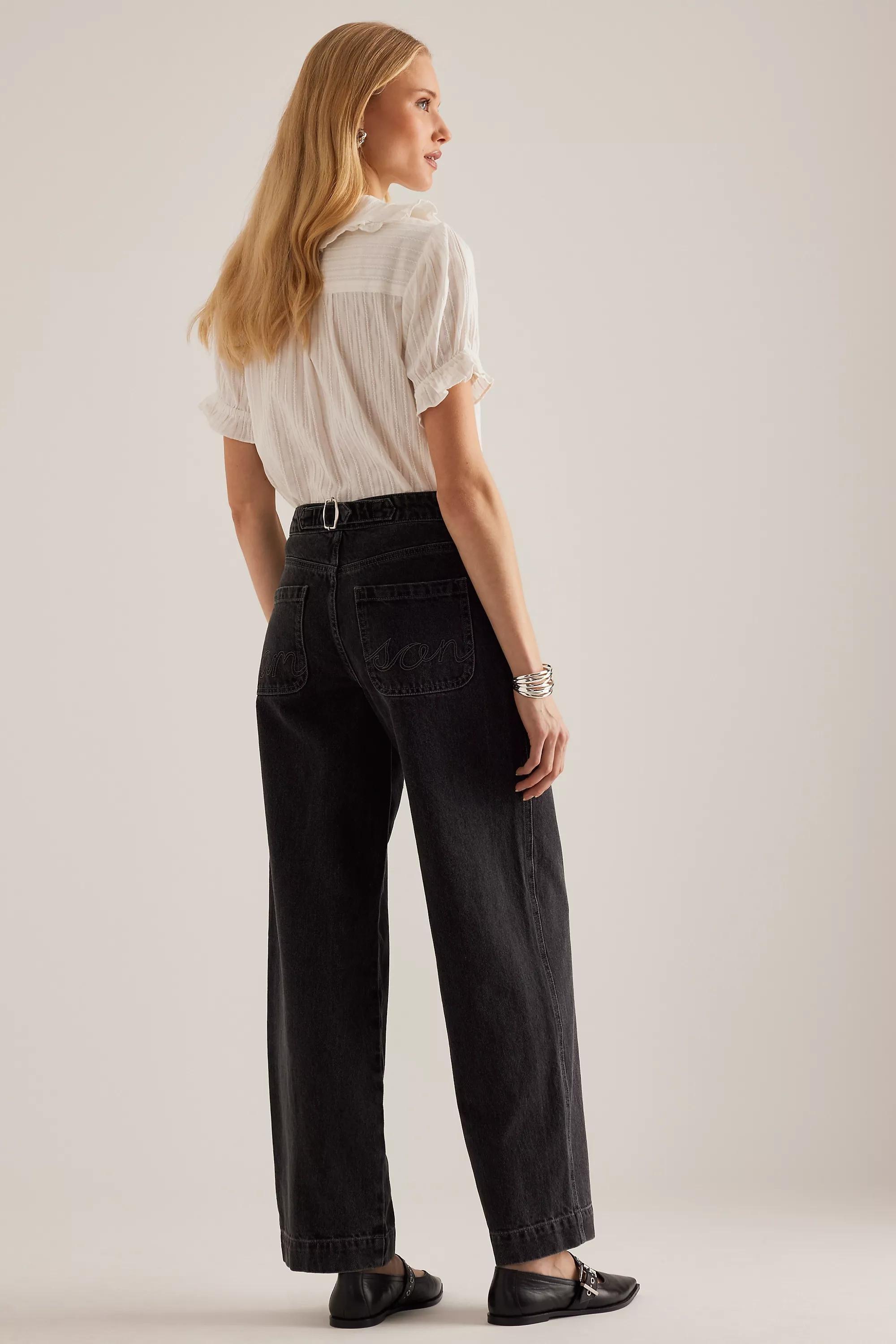 Anthropologie ed Denim Baggy, Black, , large image number 1