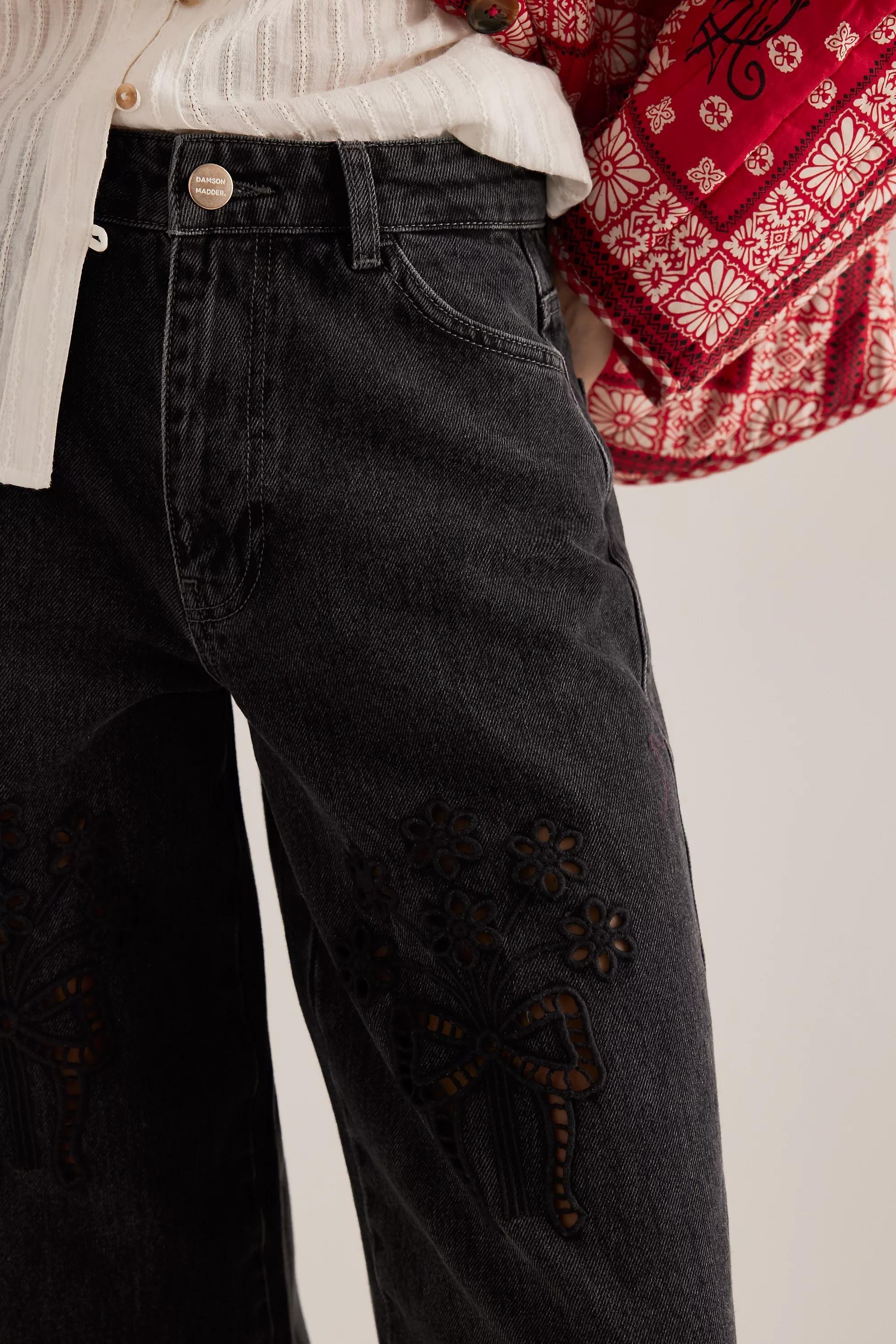Anthropologie ed Denim Baggy, Black, , large image number 3