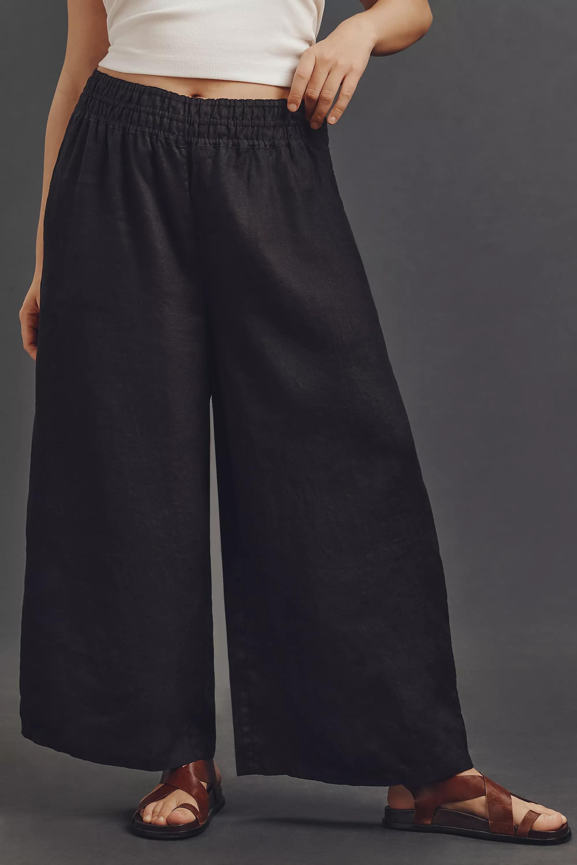 Anthropologie The Somerset Pull-On Trousers, Black, A501_0001, large image number 5
