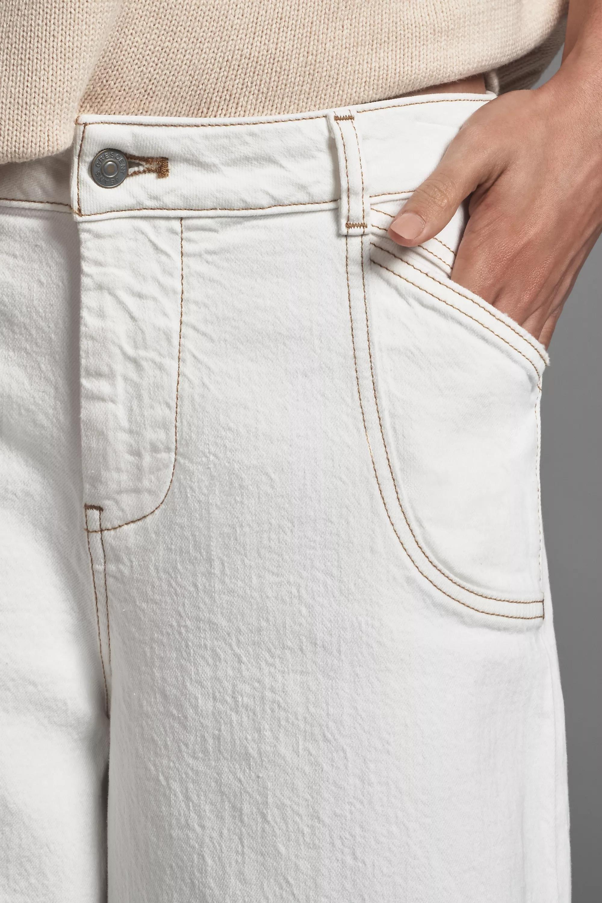 Anthropologie ed Denim Wide-Leg, White, , large image number 2