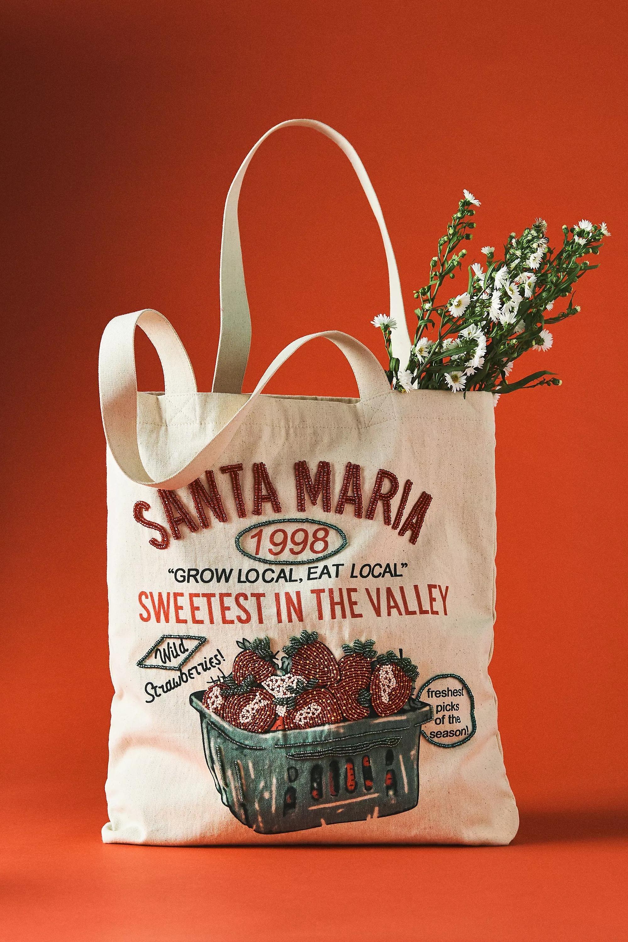 Maeve Market Canvas Tote, A501_0262, large image number 1