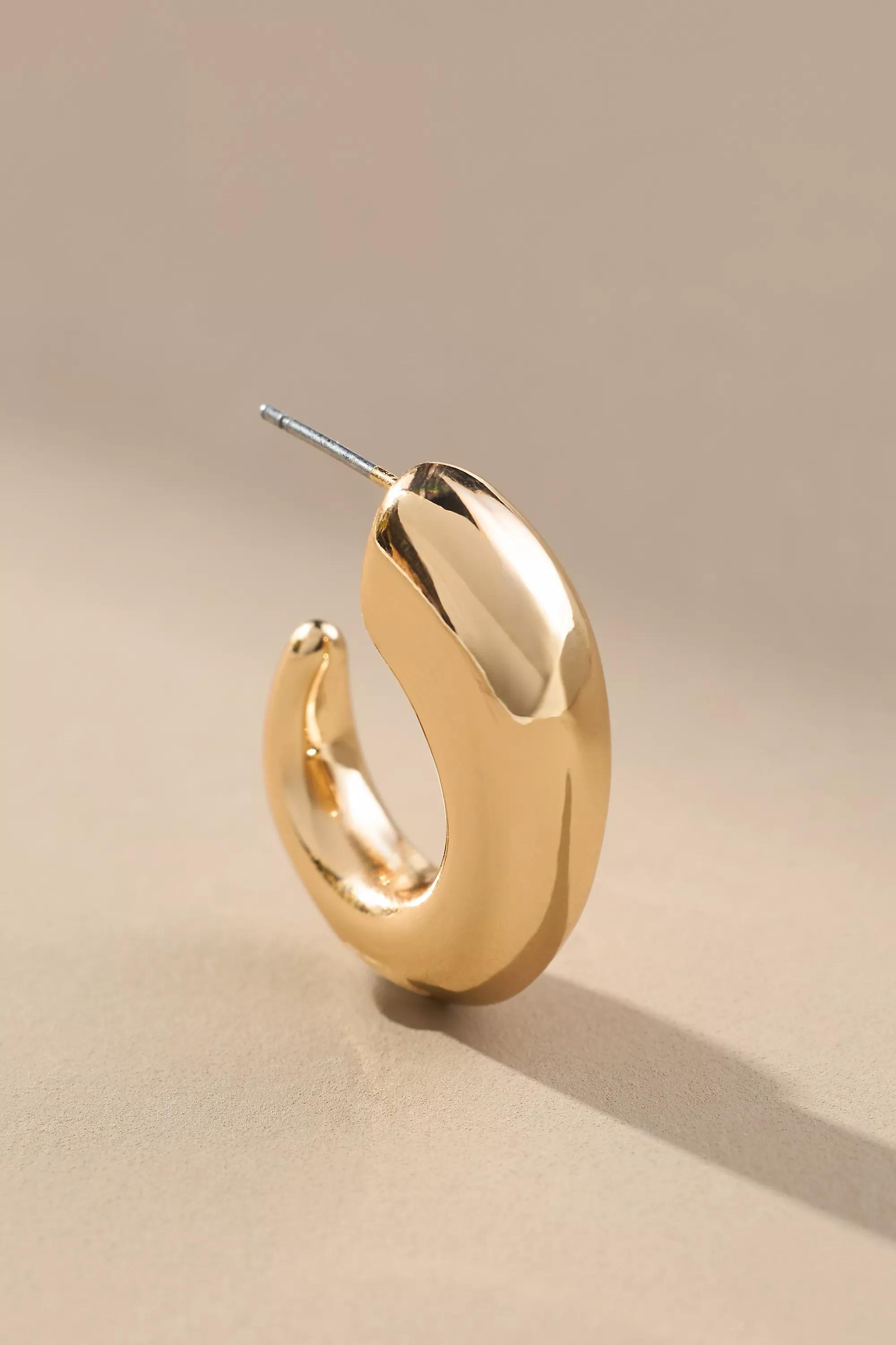 Anthropologie Hoop, Gold, A501_0070, large image number 3