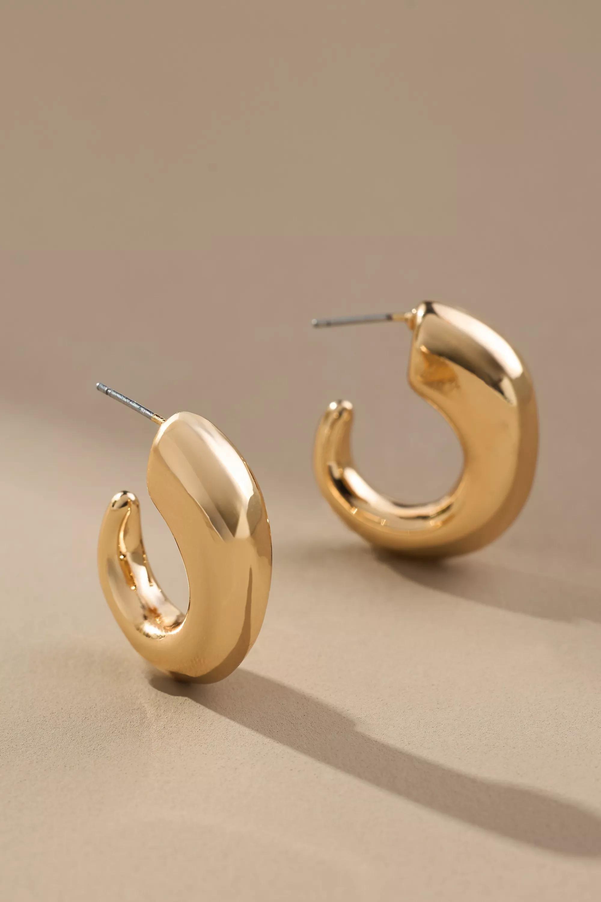 Anthropologie Hoop, Gold, A501_0070, large image number 4