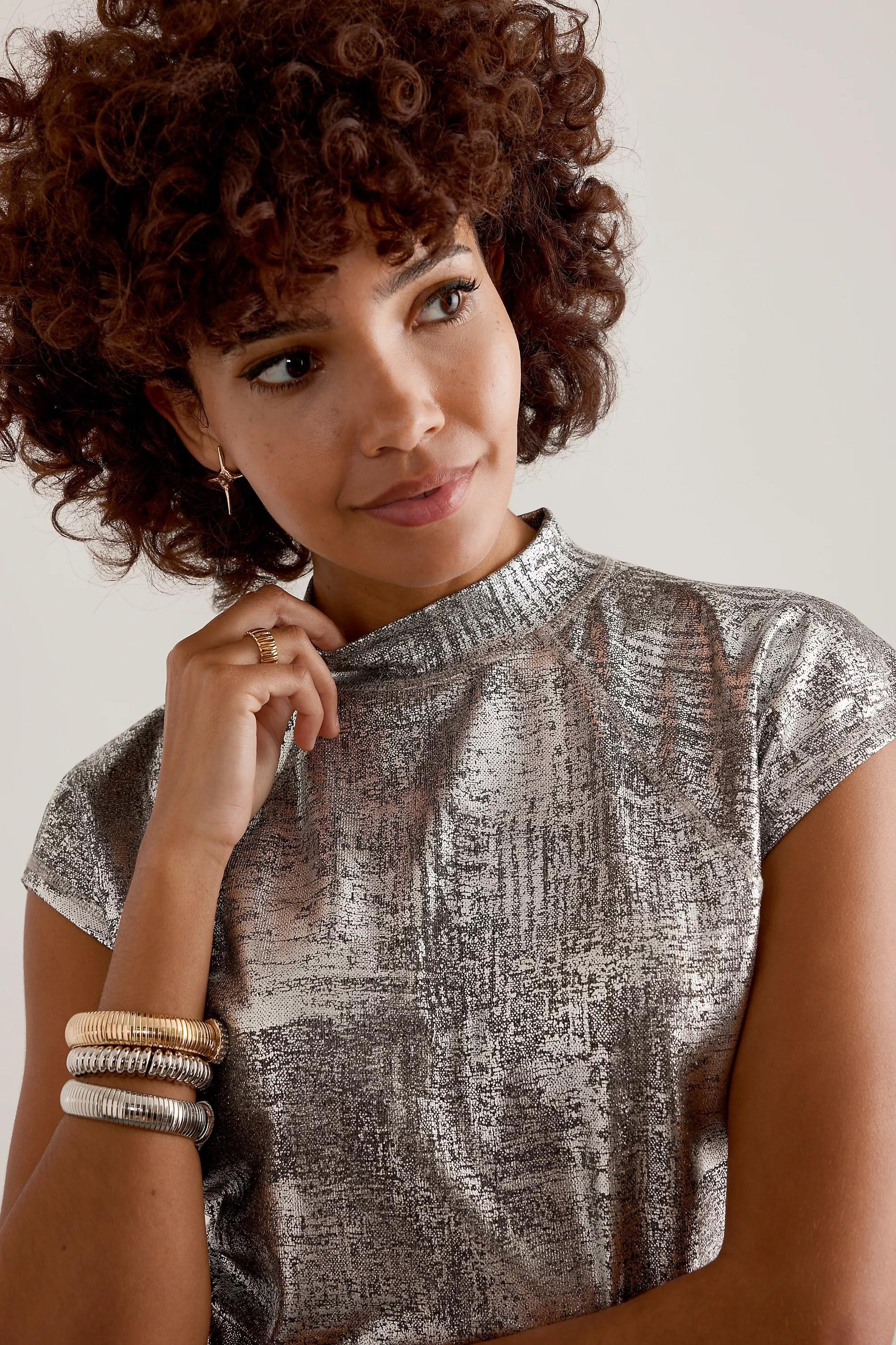 Anthropologie Drop, Gold, A501_0070, large image number 3