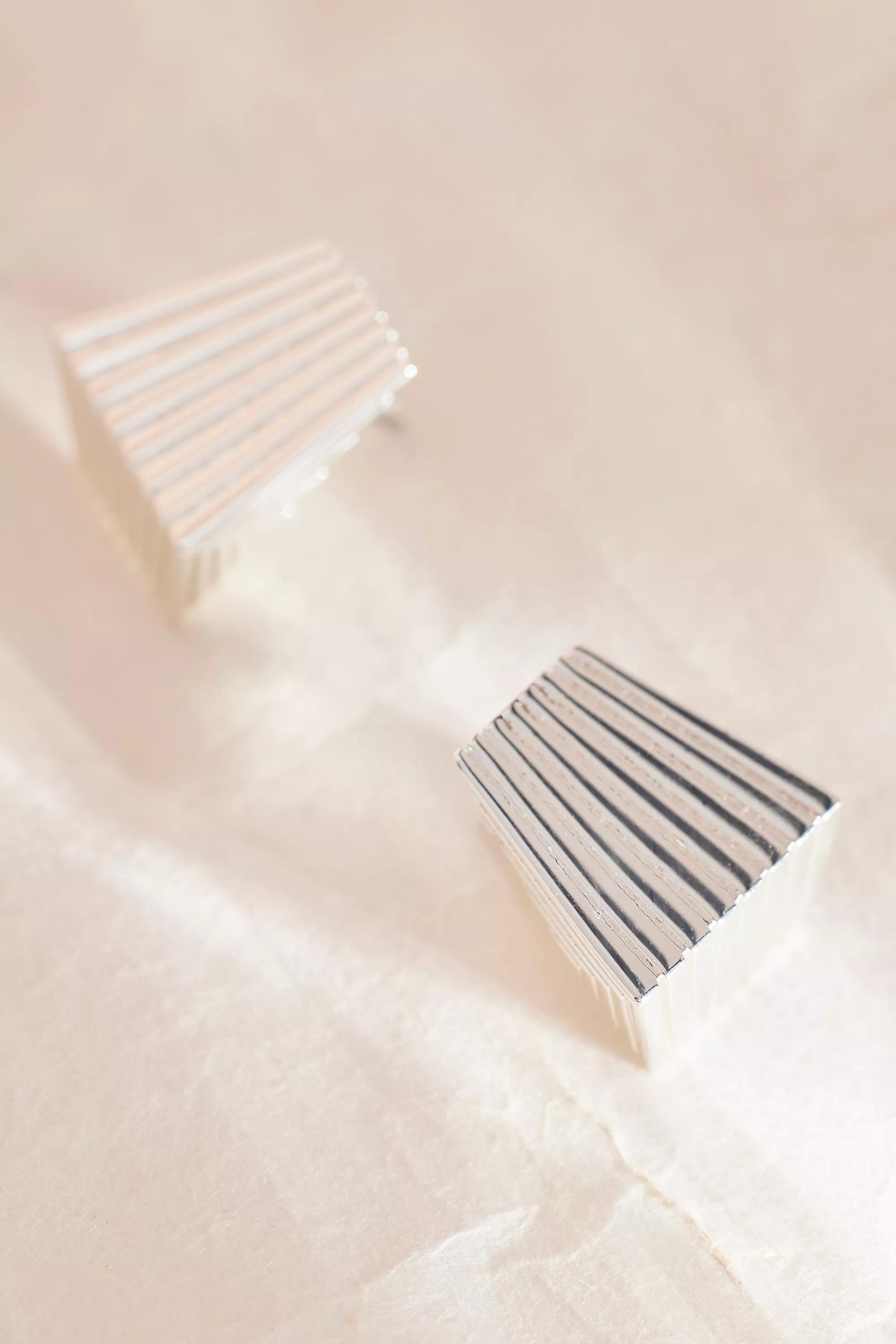 Anthropologie Earrings Stud, Silver, A501_0007, large image number 3