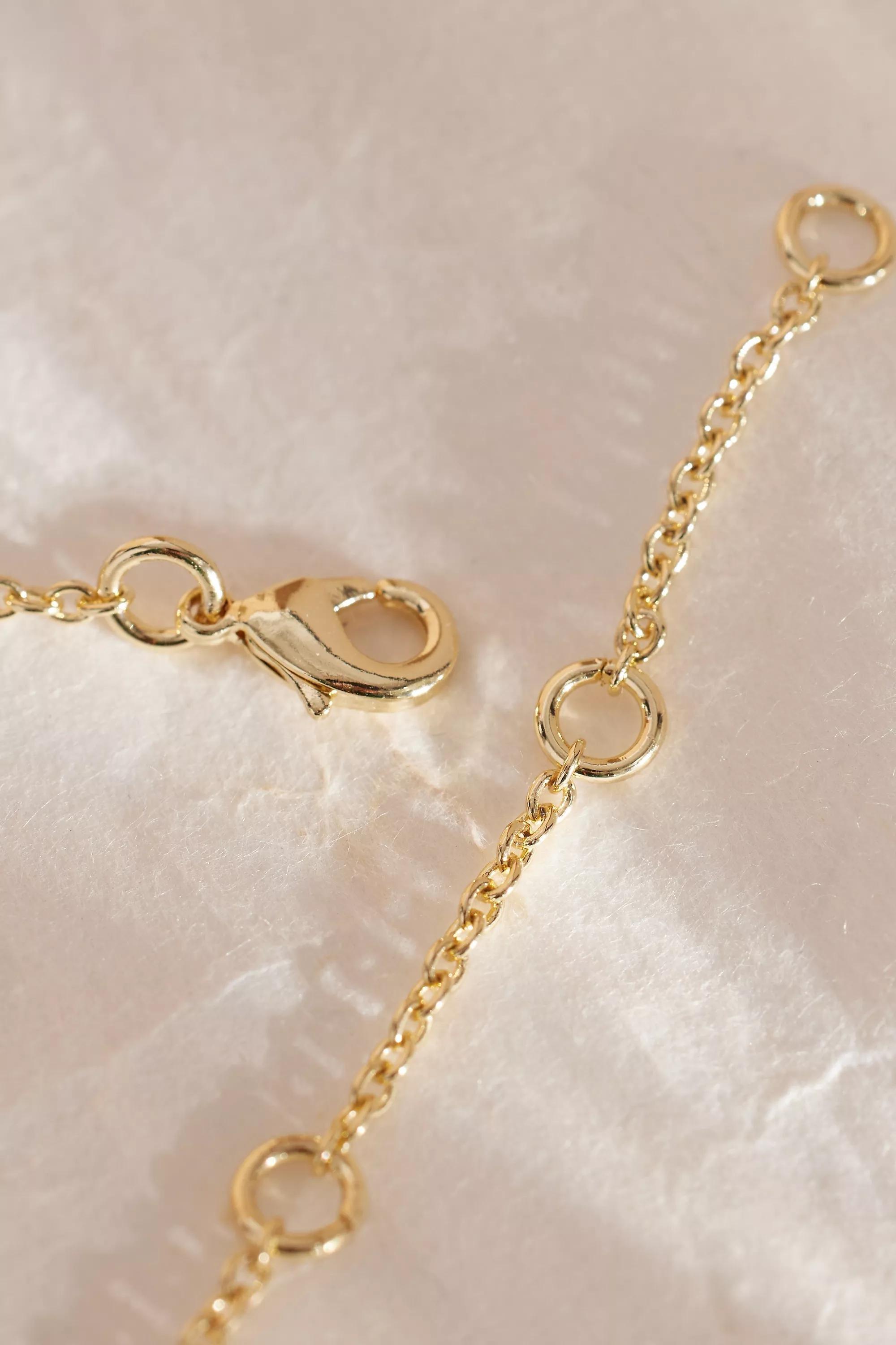 Anthropologie Long Pendant Necklace, Gold, A501_0070, large image number 3