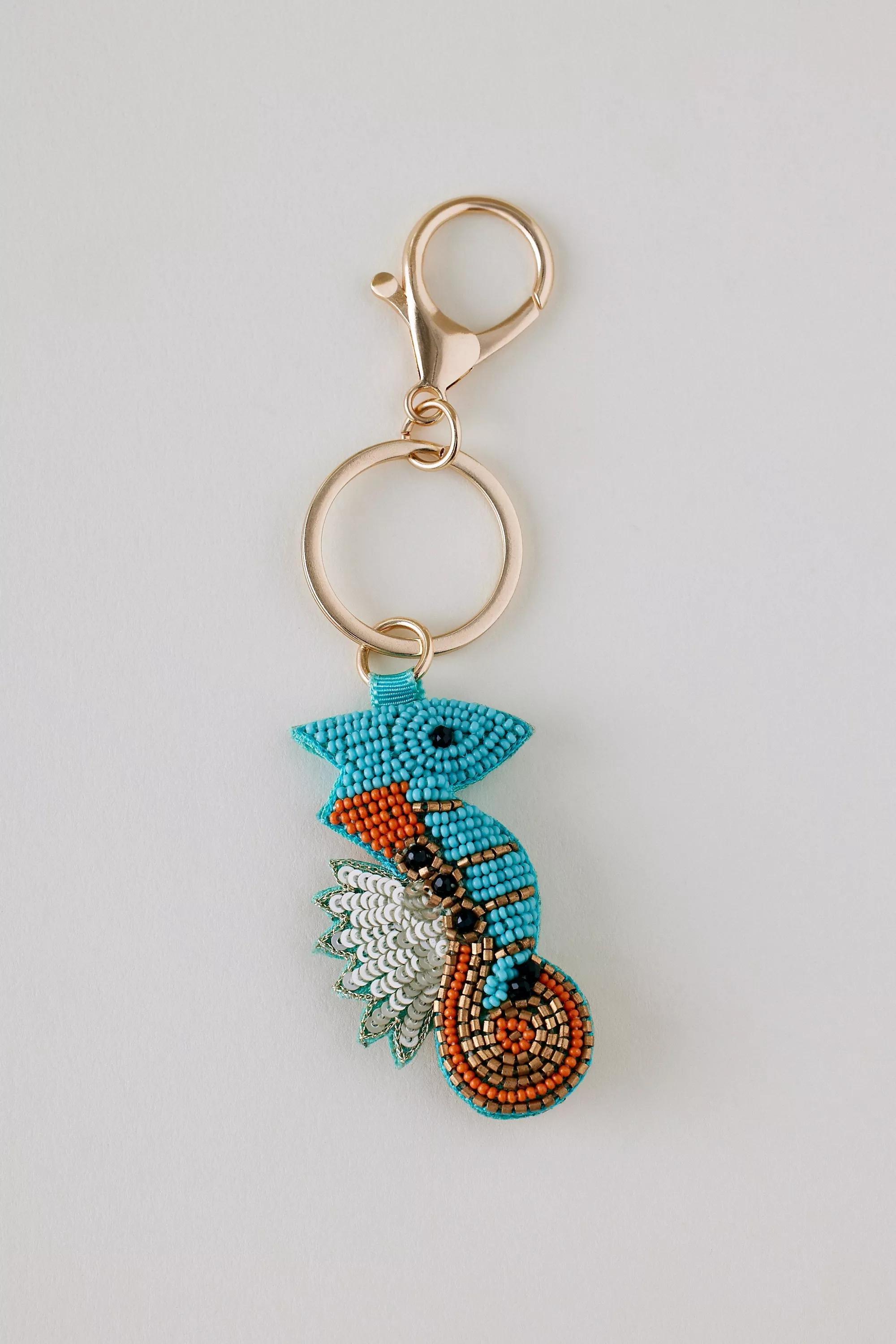 Under The Sea Beaded Bag Charms, Orange, A501_0080, large image number 1
