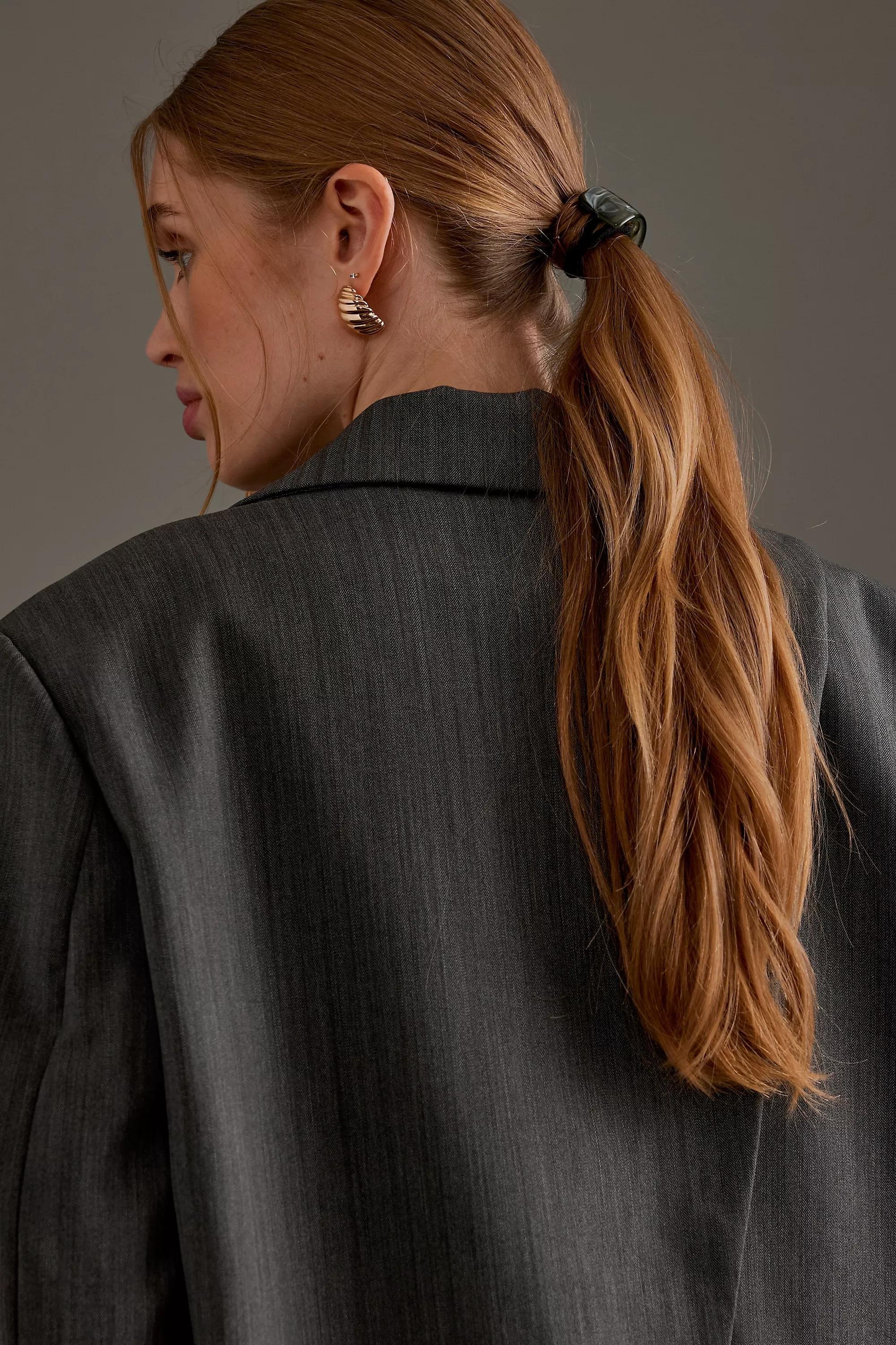 Anthropologie Set Of 2 Hair Ties, Brown, A501_0020, large image number 3