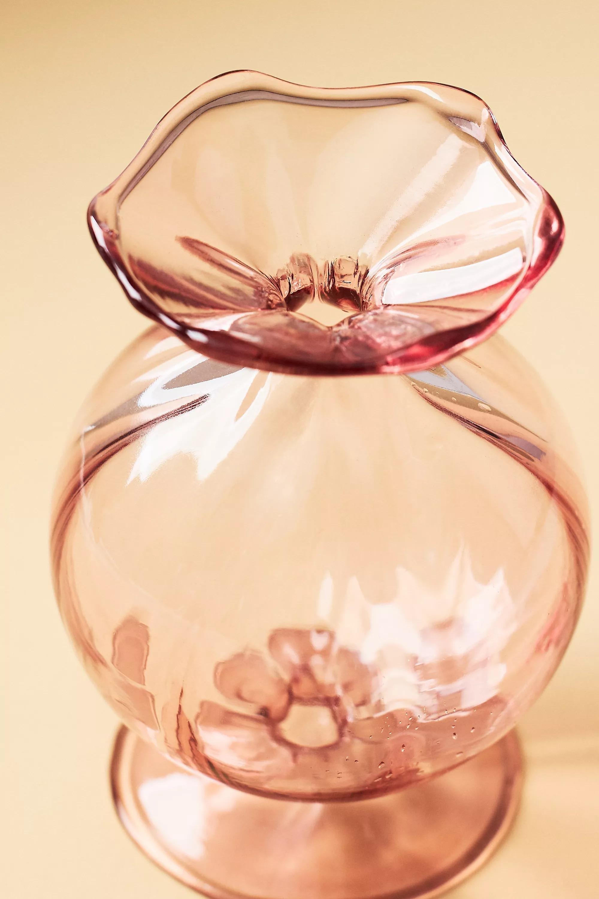 Margot Glass Bud Vase, White, A501_0066, large image number 3