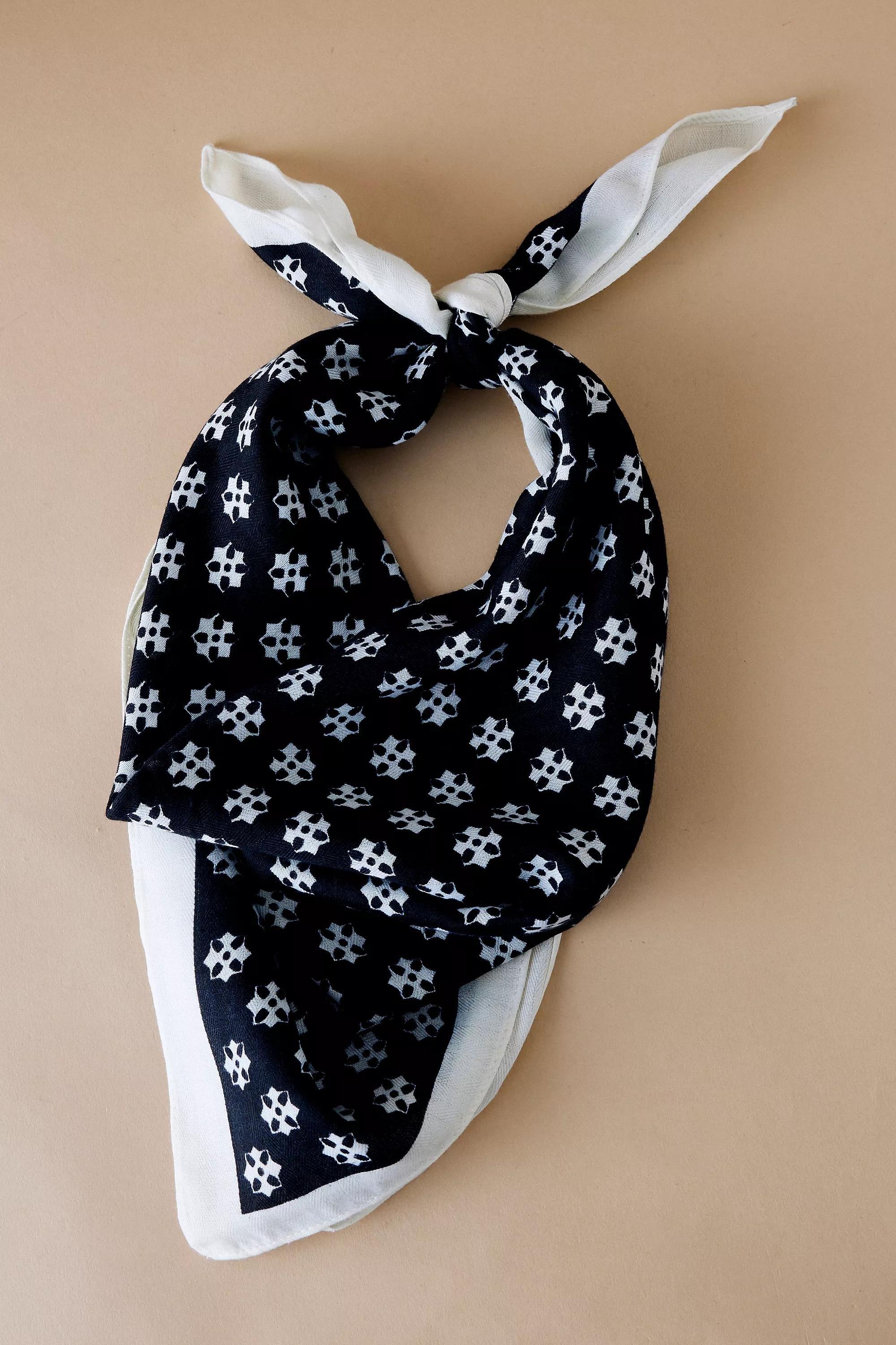 Anthropologie Headscarf, Black, A501_0001, large image number 0