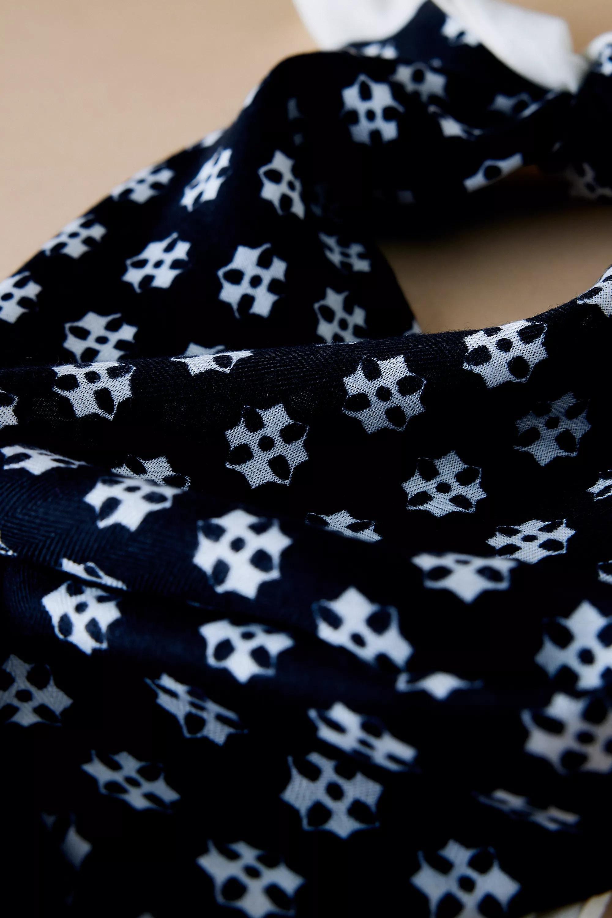 Anthropologie Headscarf, Black, A501_0001, large image number 1