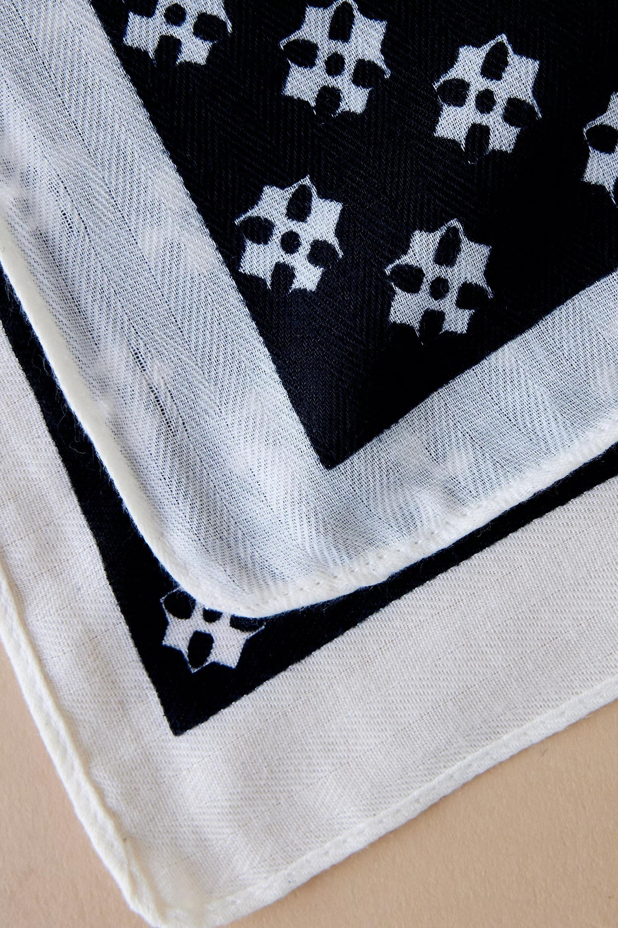 Anthropologie Headscarf, Black, A501_0001, large image number 2