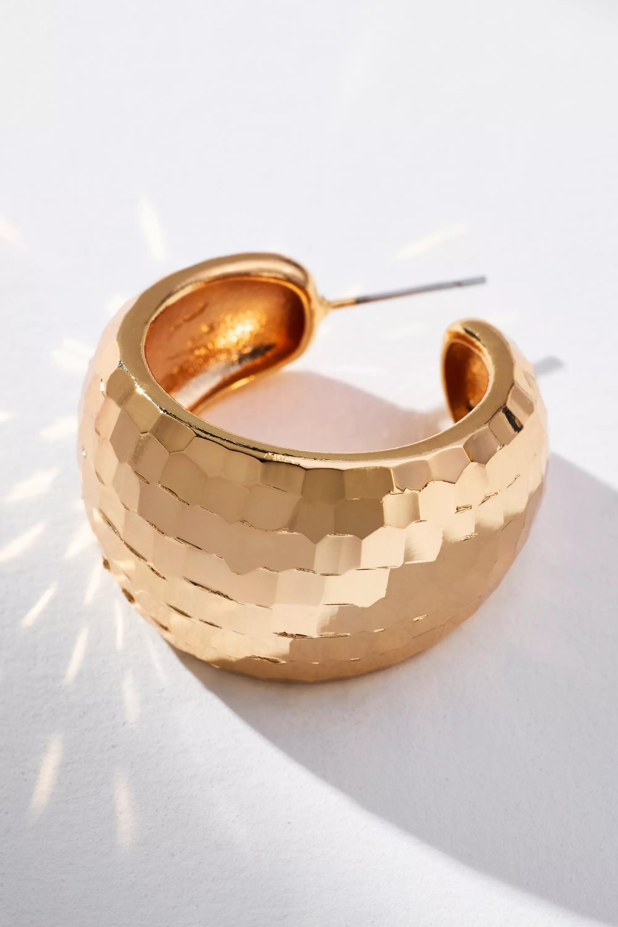 Anthropologie Hoop, 14K Gold, A501_0070, large image number 3