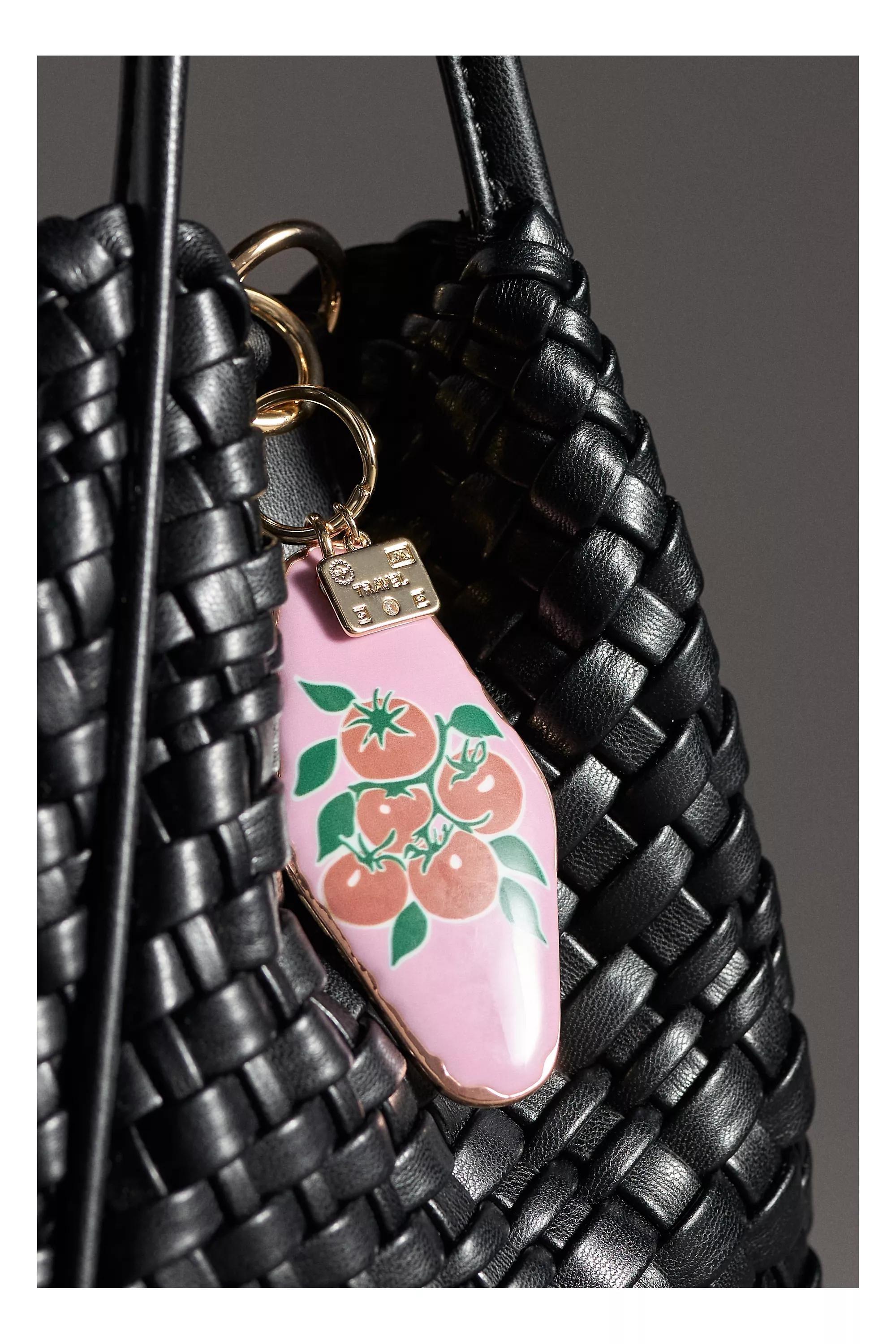 Motel Key Bag Charm, Pink, A501_0066, large image number 0