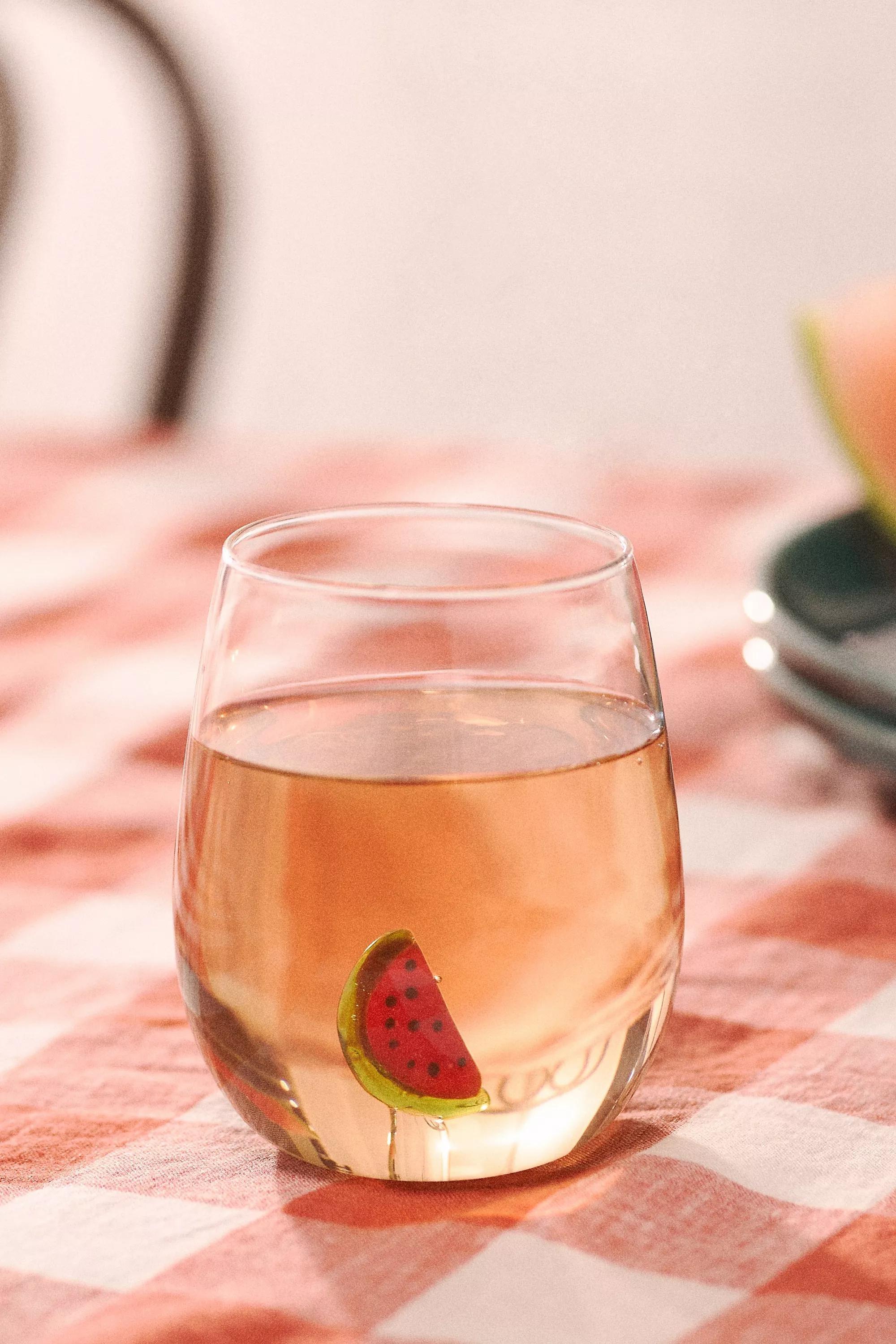 Cheerie Icon Stemless Wine Glass, Red, , medium