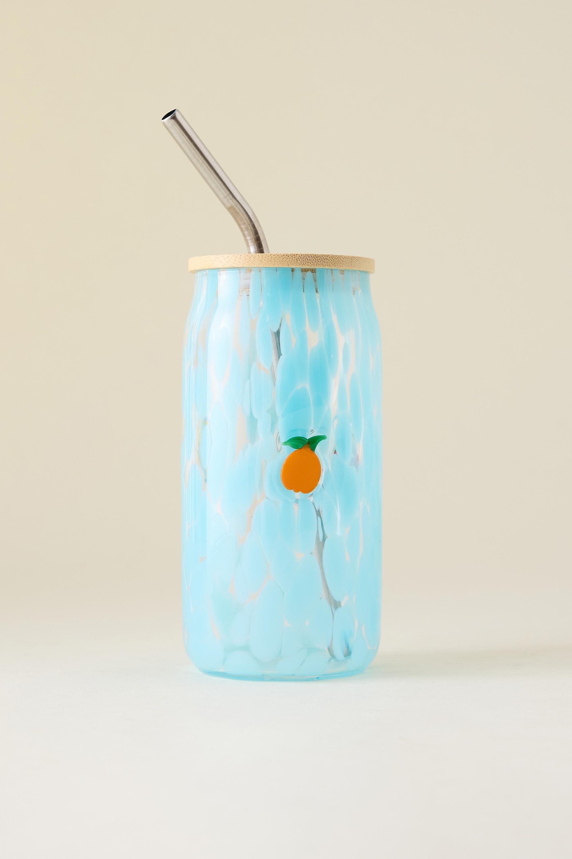The Confetti Icon Juice Glass Sipper, Multicolour, Multicolour, medium