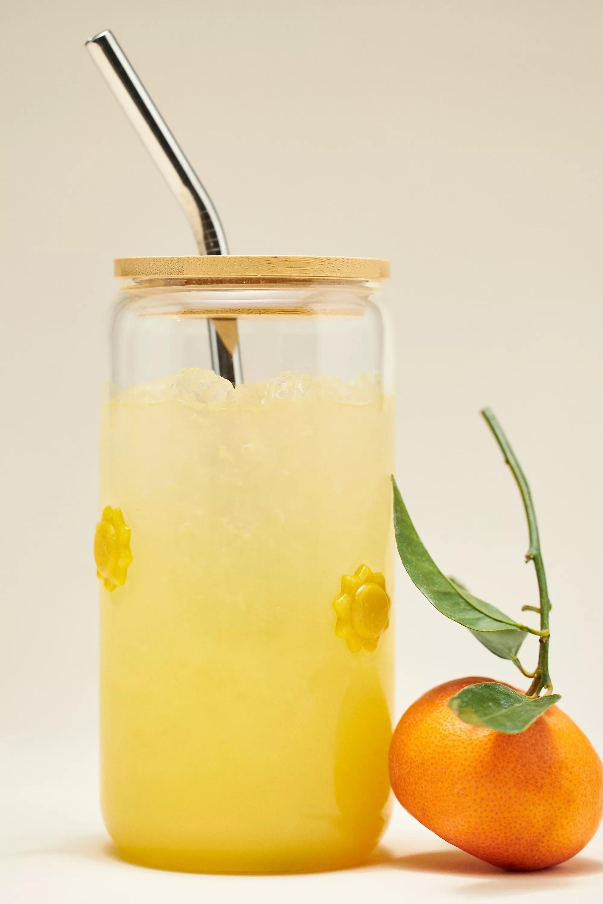 Icon Juice Sipper Glass, Gold, A501_0070, large image number 0