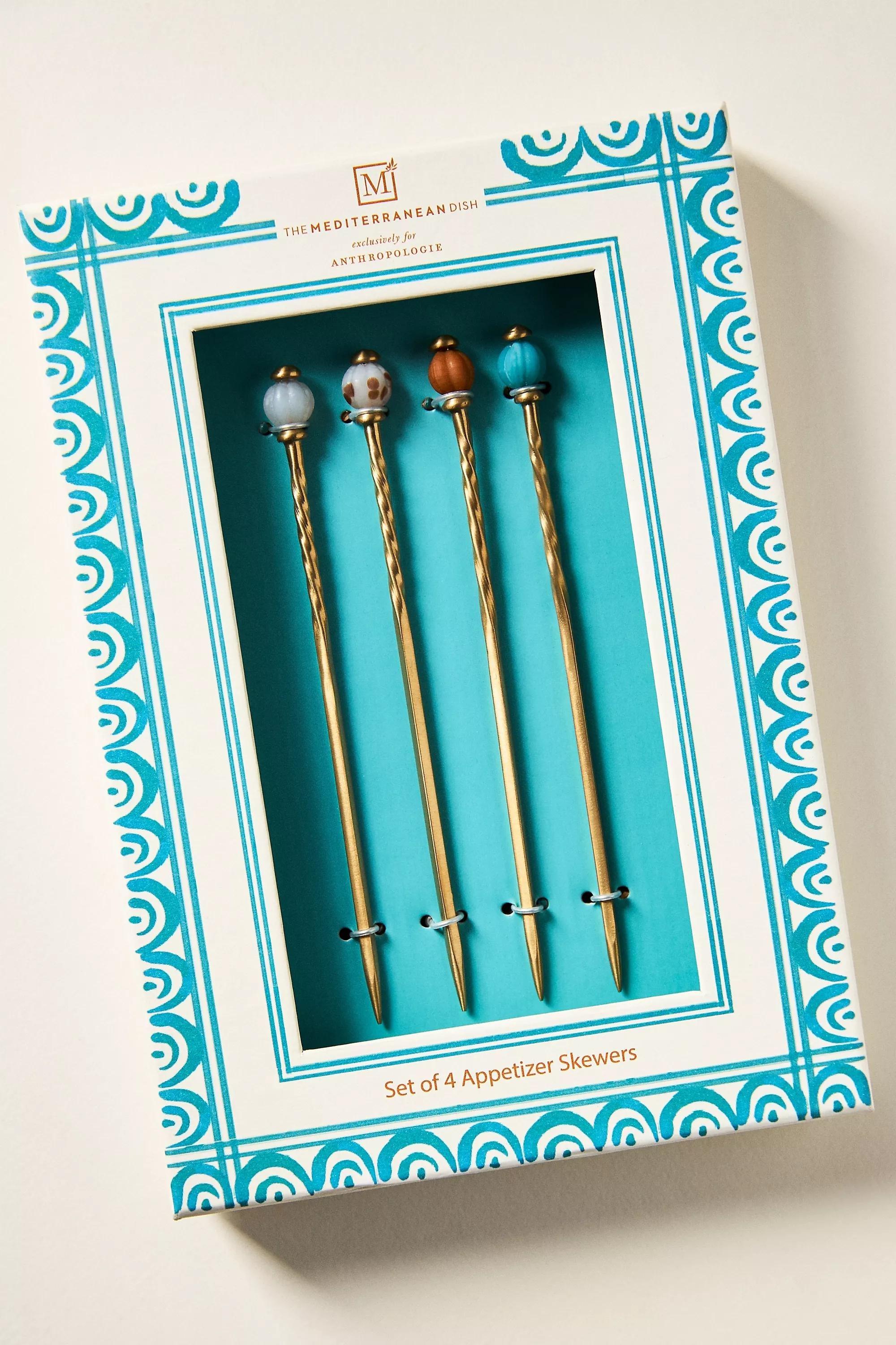 The Mediterranean Dish Cocktail Picks, Set Of 4, Multicolour, A501_0000, large image number 2