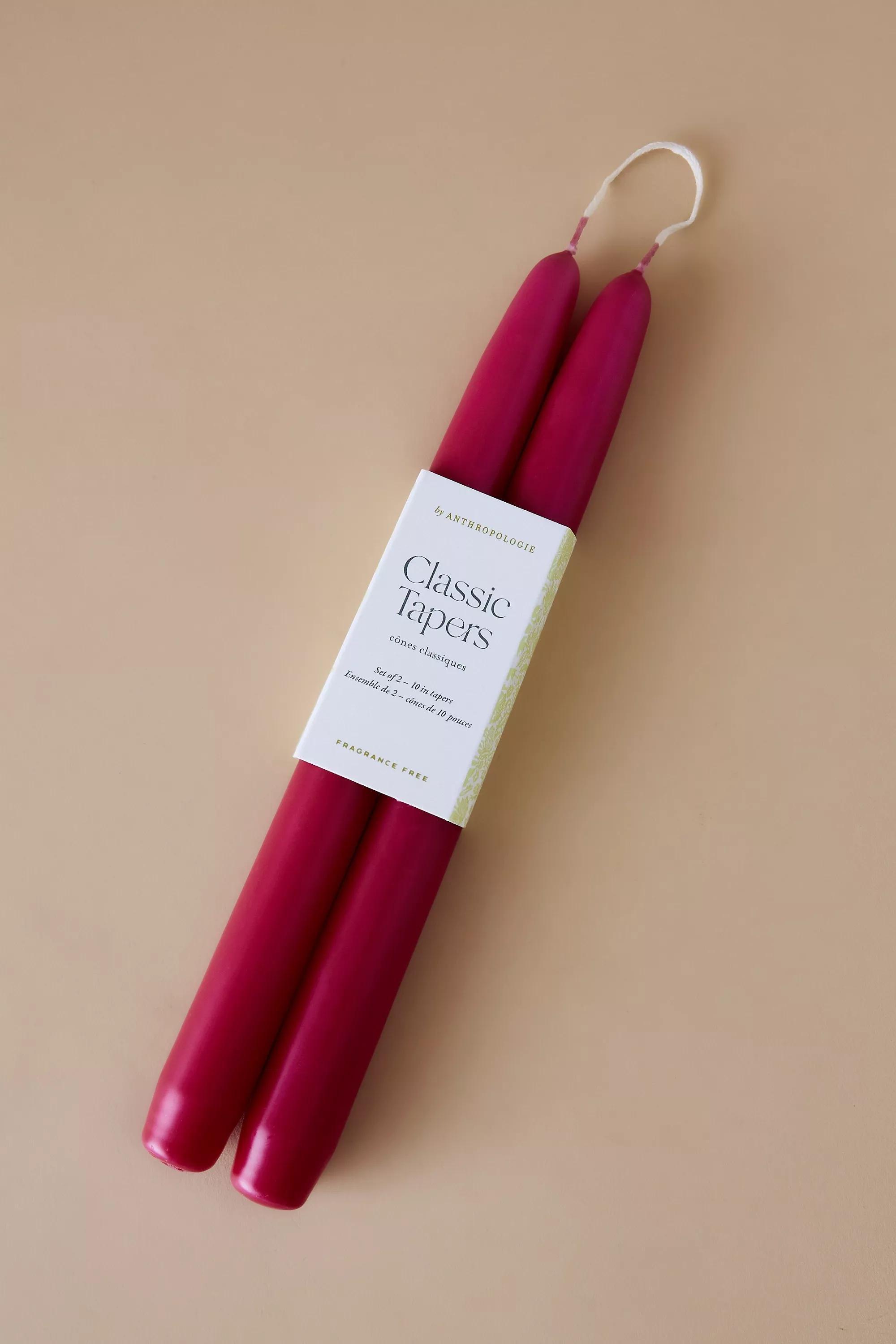 Taper Candles, Set Of 2, Red, A501_0061, large image number 2