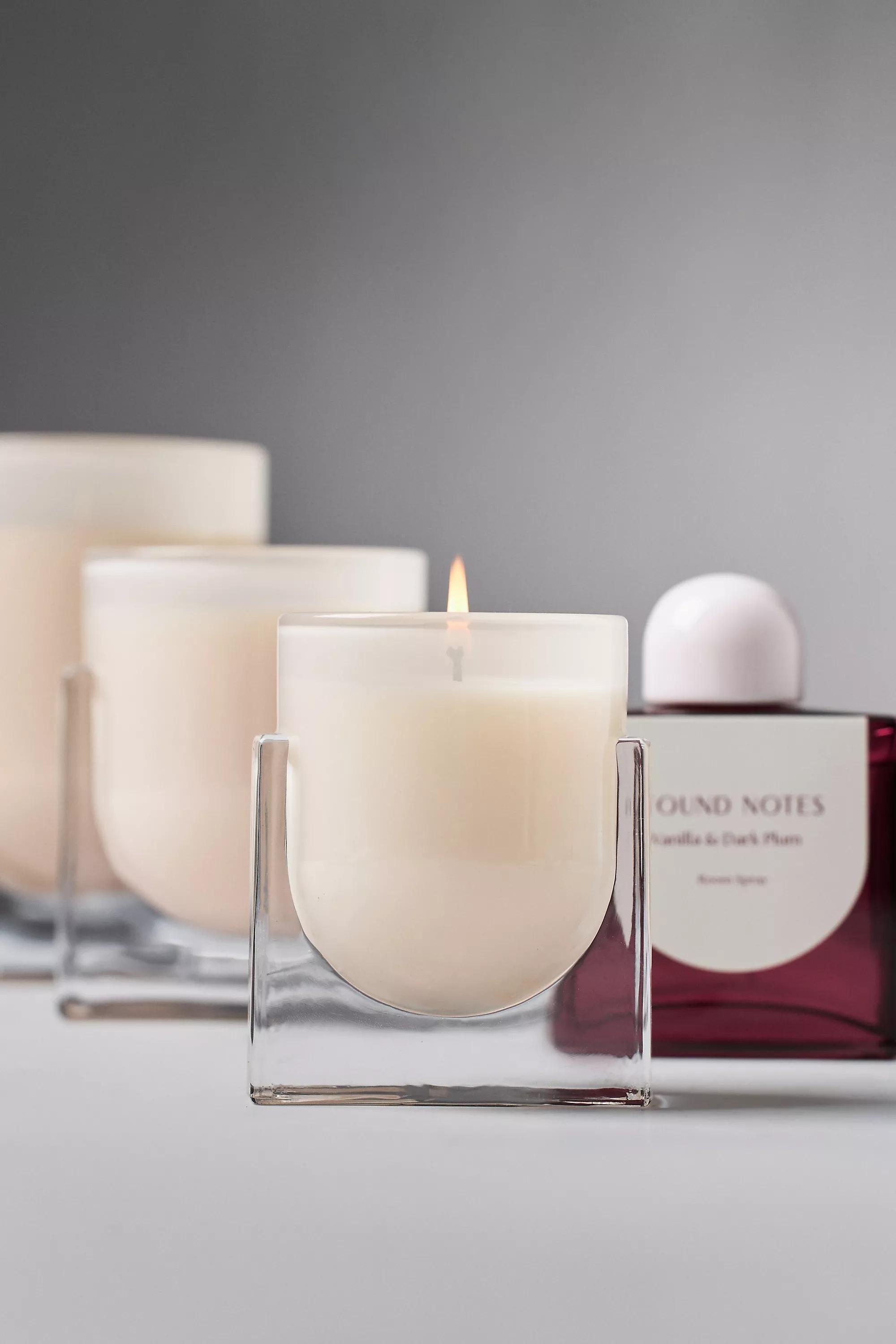 IVORY Found Notes Fruity Vanilla & Dark Plum Boxed Candle, A501_0011, large image number 3