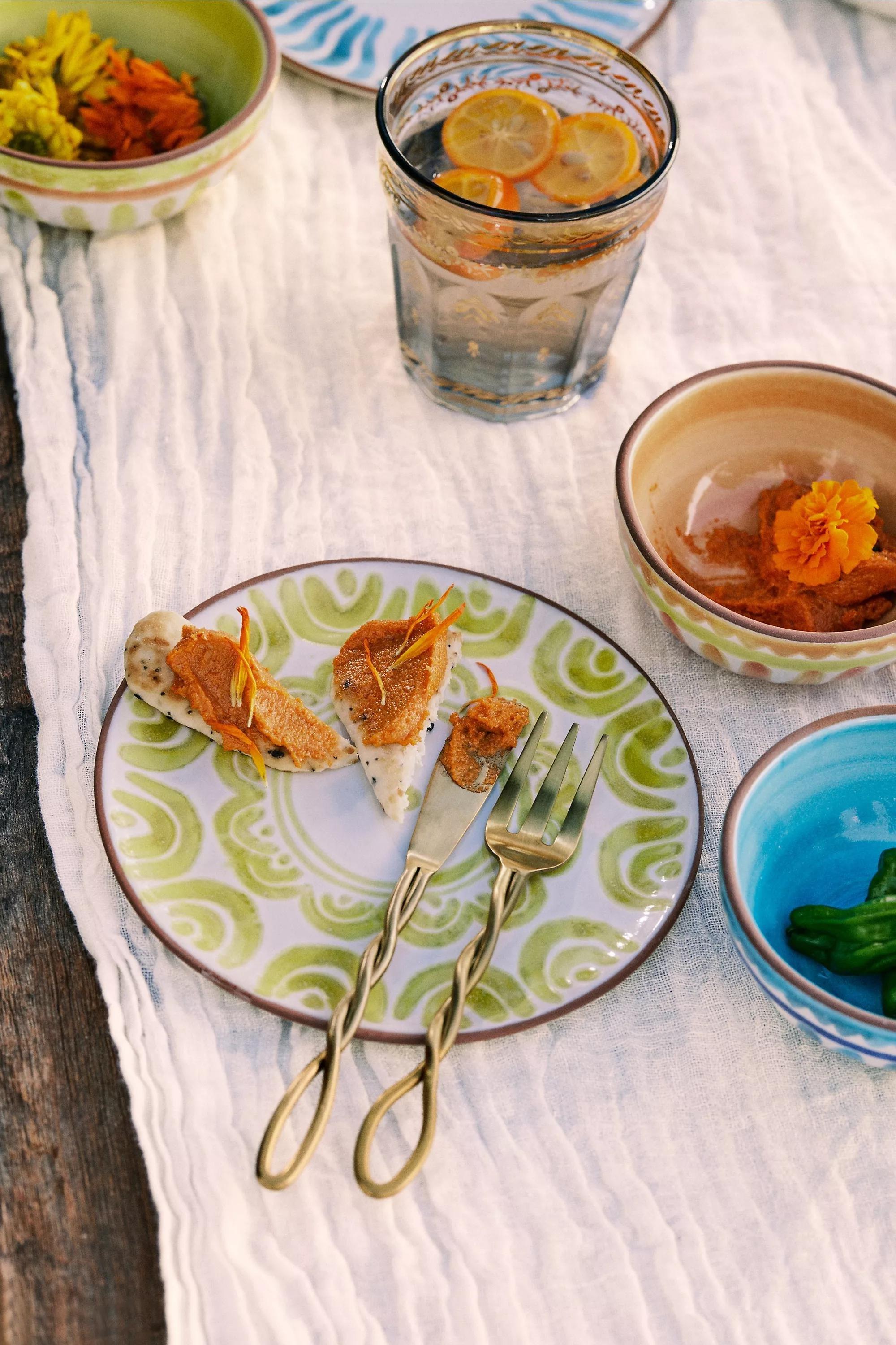 The Mediterranean Dish Stainless Steel Appetizer Knives, Set Of 2, Bronze, A501_0027, medium