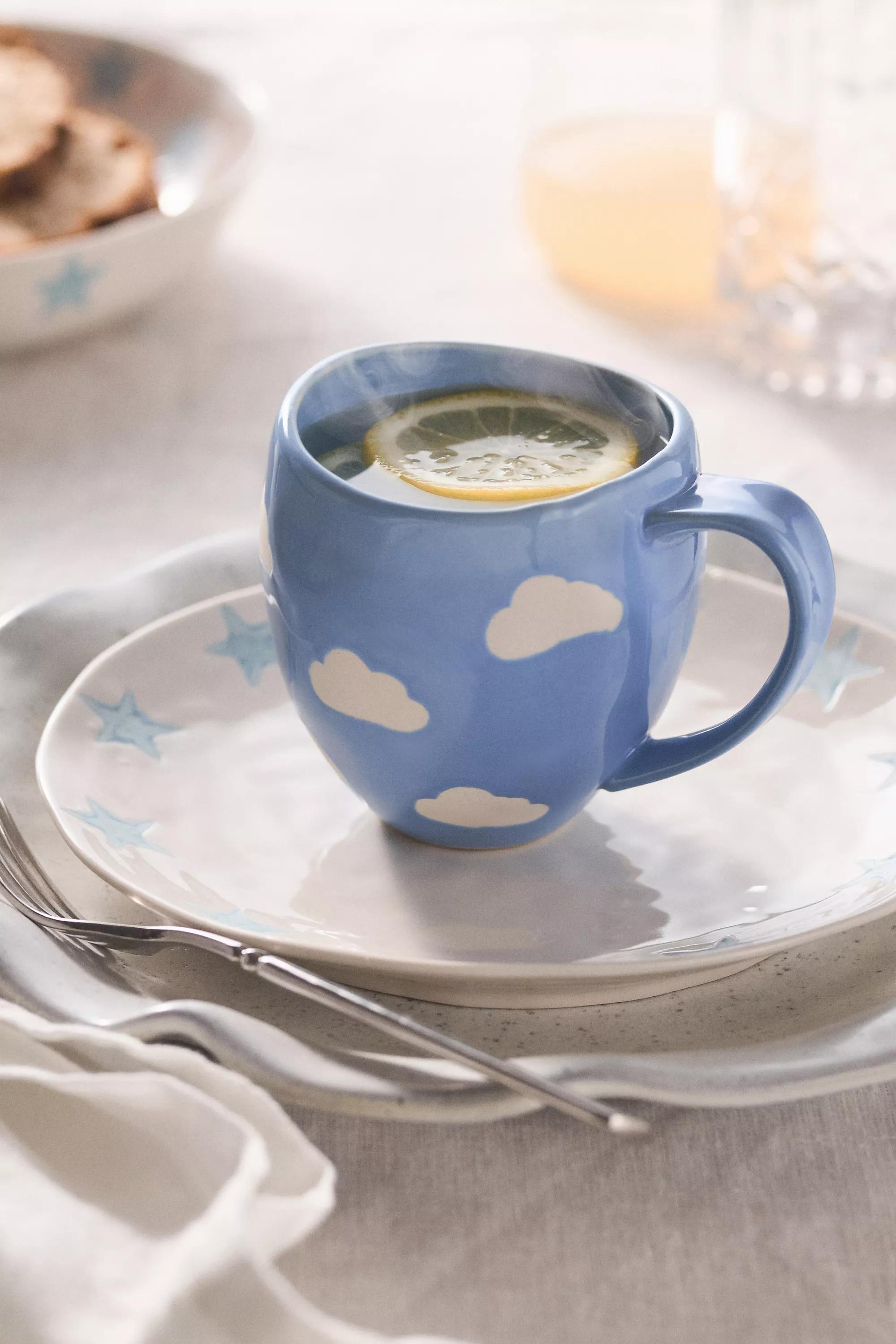 Vida Icon Stoneware Mug, Blue, A501_0045, large image number 0