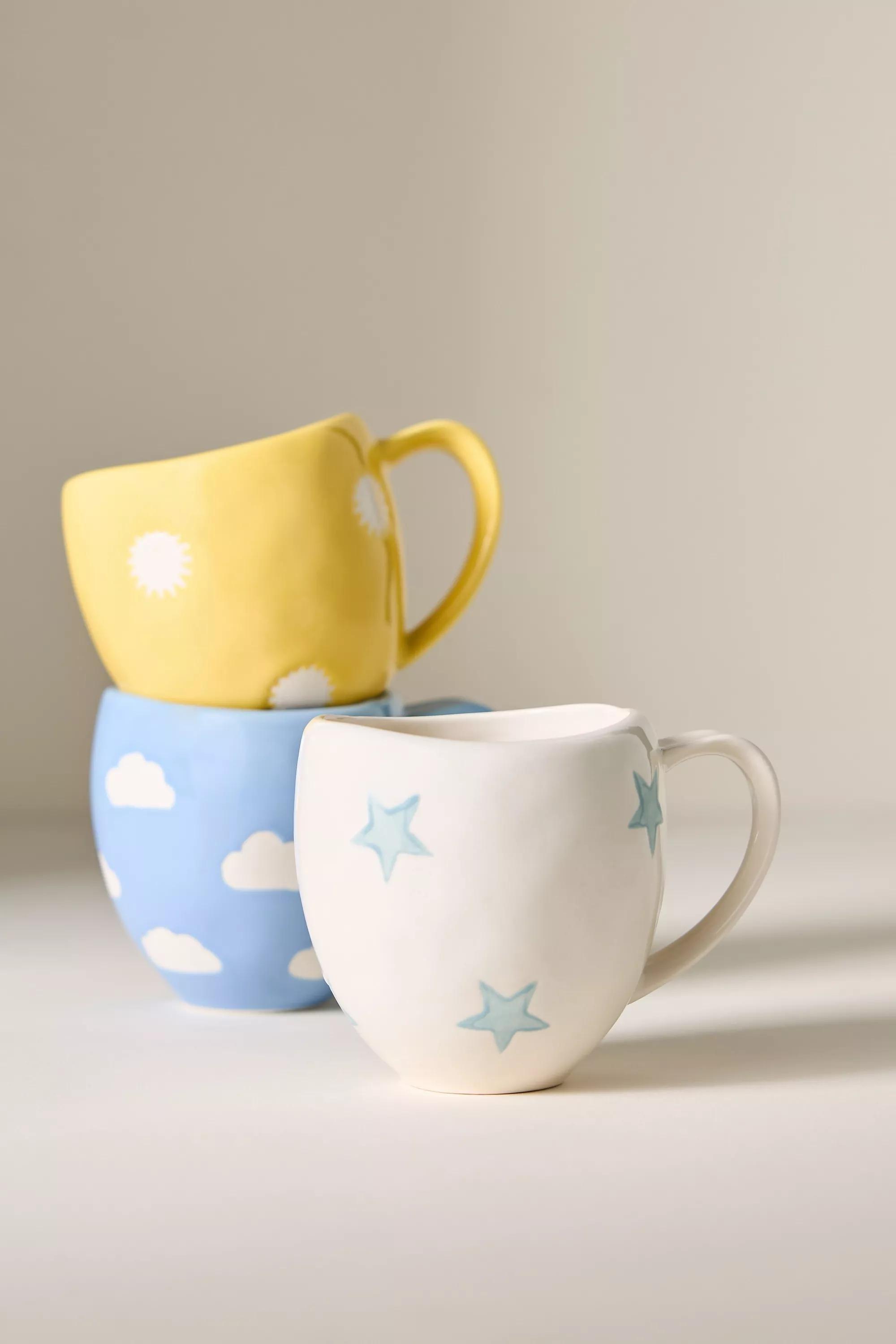 Vida Icon Stoneware Mug, Blue, A501_0045, large image number 1