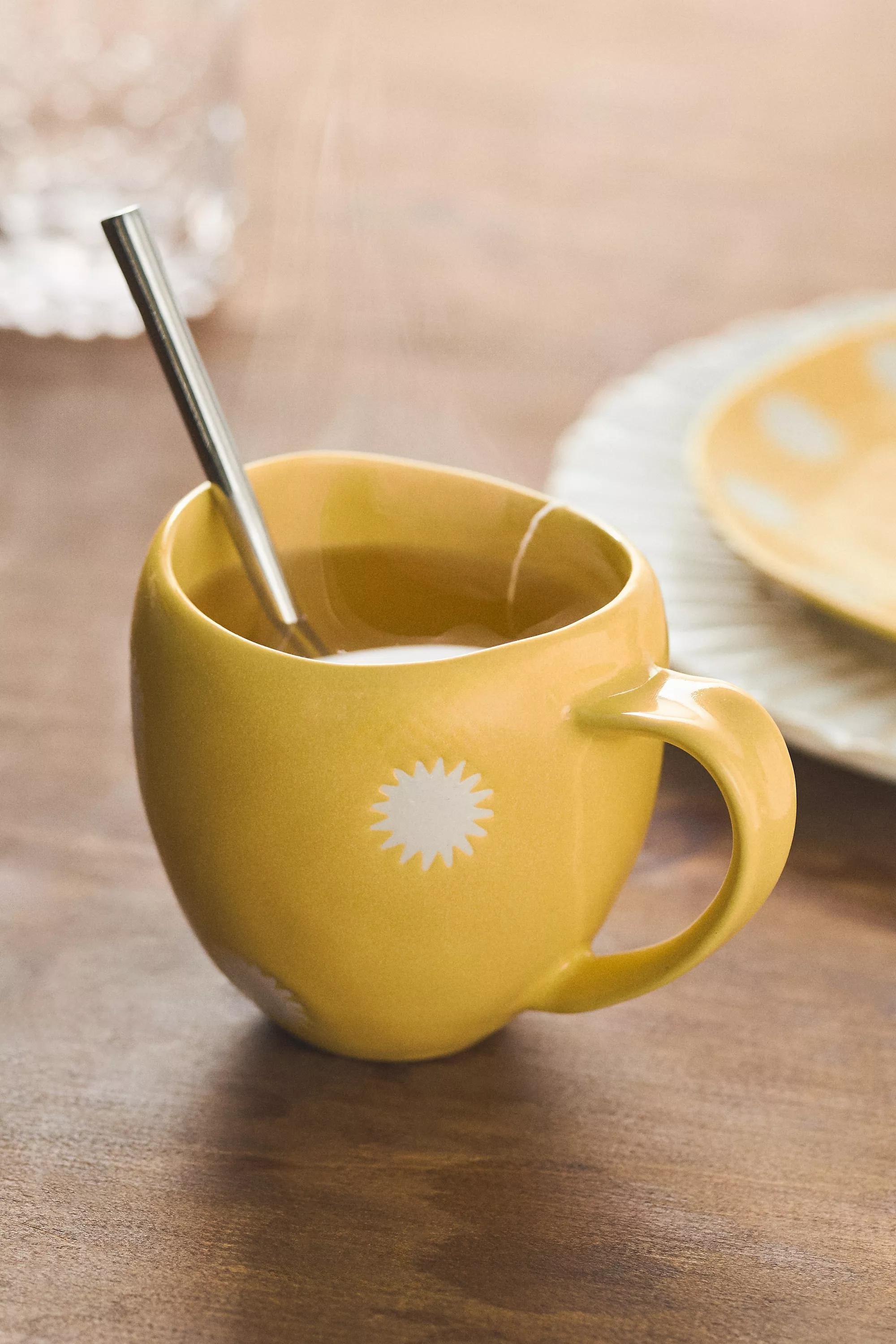 Vida Icon Stoneware Mug, Yellow, A501_0079, large image number 0