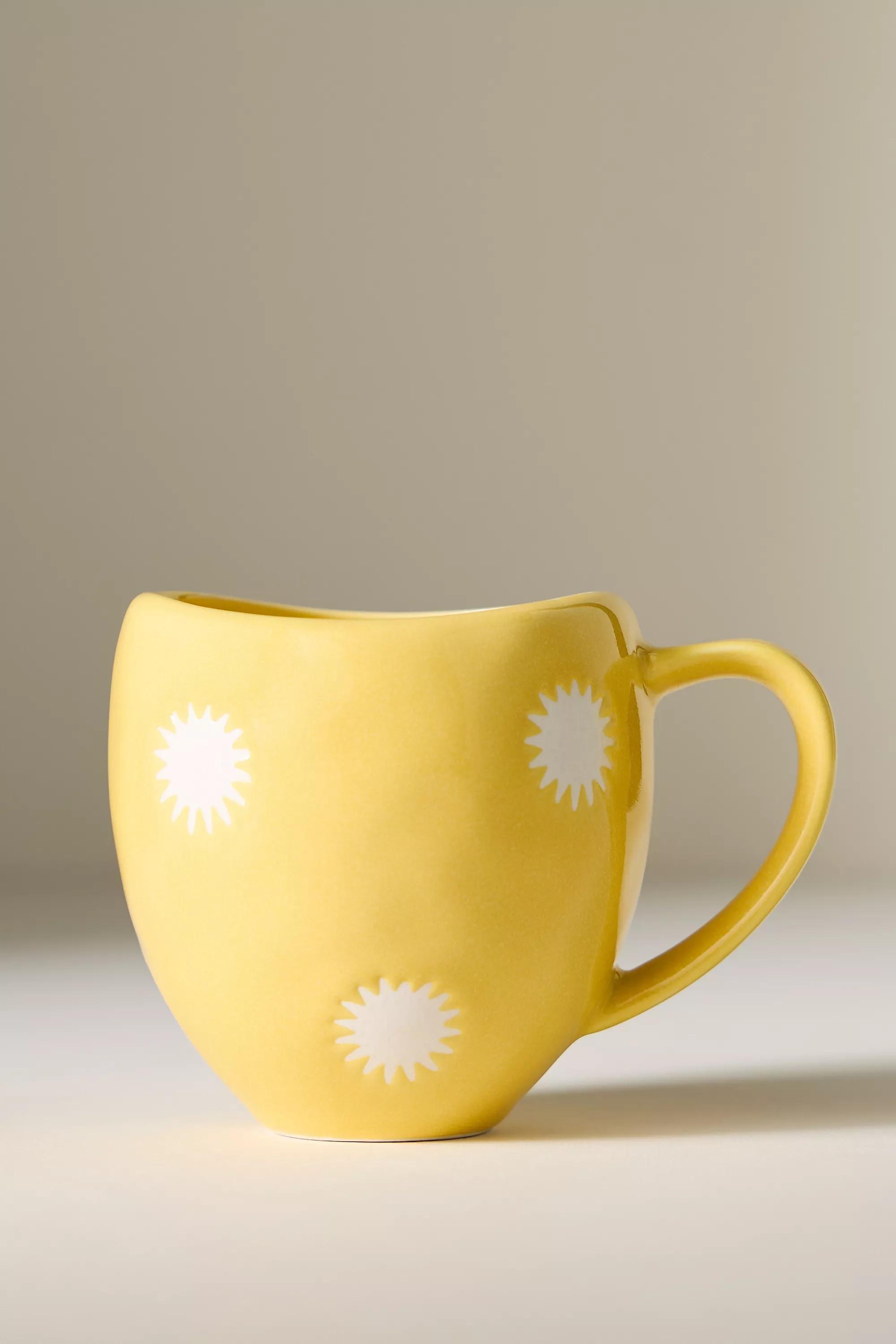Vida Icon Stoneware Mug, Yellow, A501_0079, large image number 2
