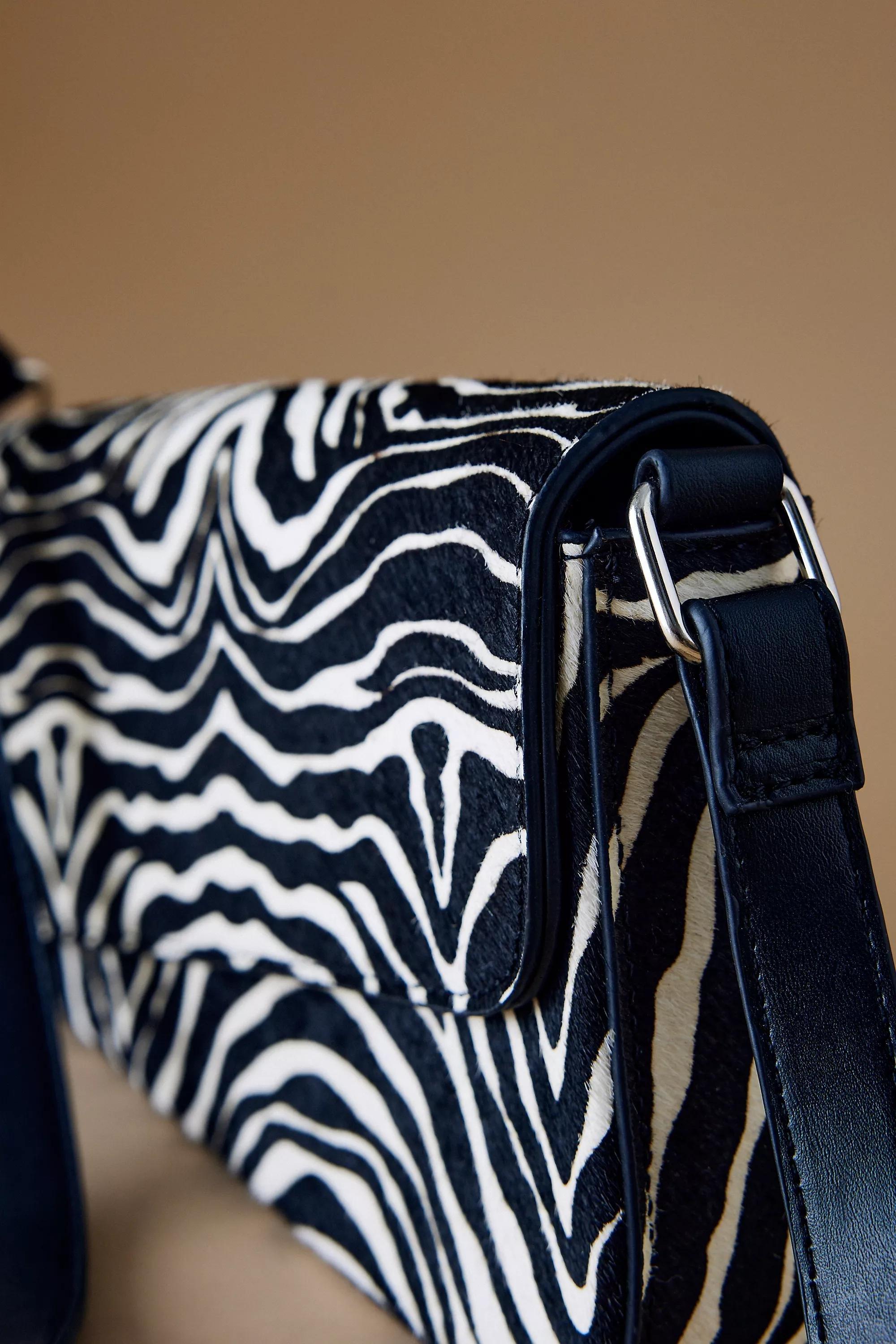Animal Print East West Leather Shoulder Bag, Multicolour, A501_0018, large image number 2