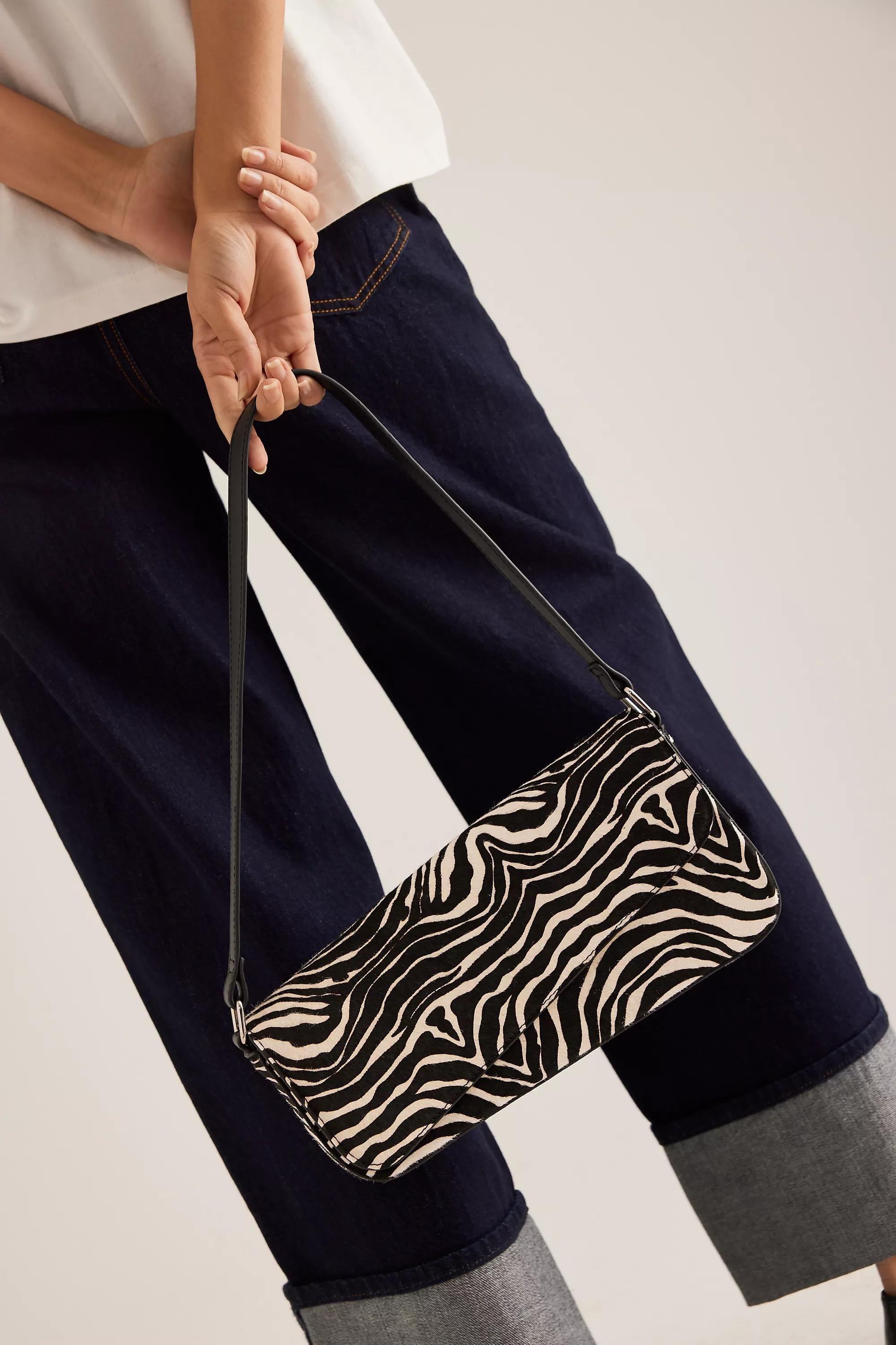 Animal Print East West Leather Shoulder Bag, Multicolour, A501_0018, large image number 3