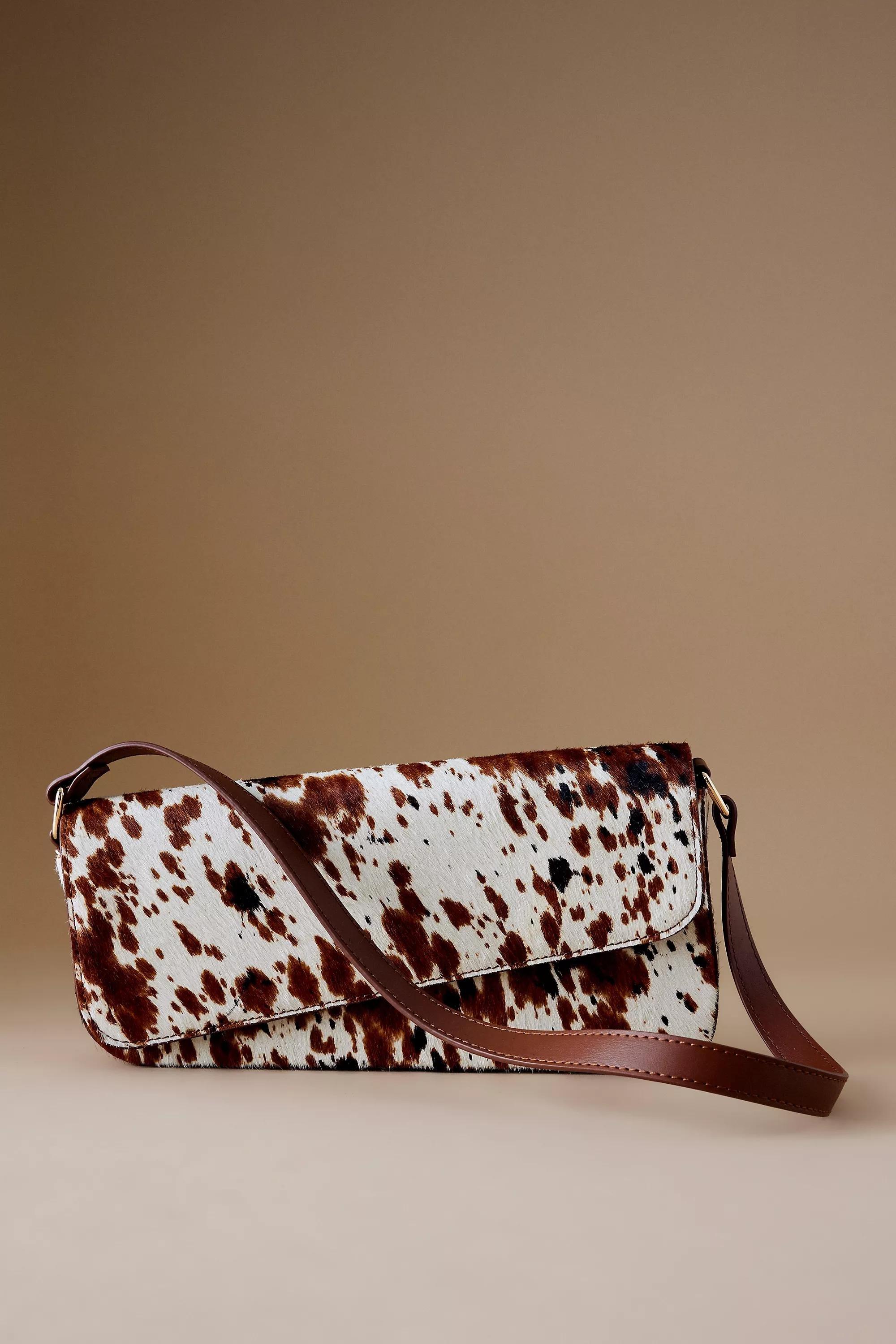 Anthropologie Printed Handmade Shoulder Bag, Brown, A501_0029, large image number 0