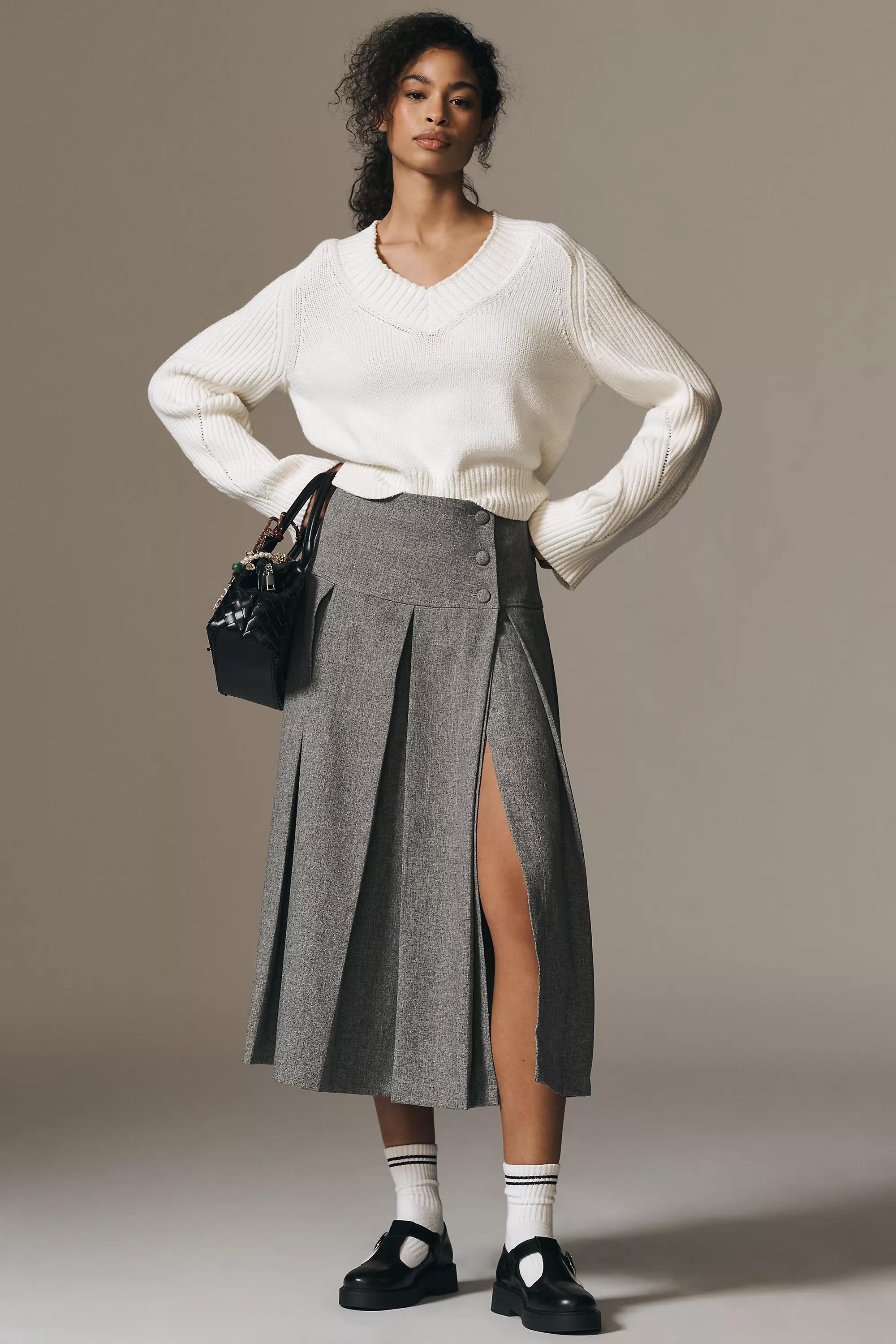Anthropologie Textured Jumpers, White, , large image number 4