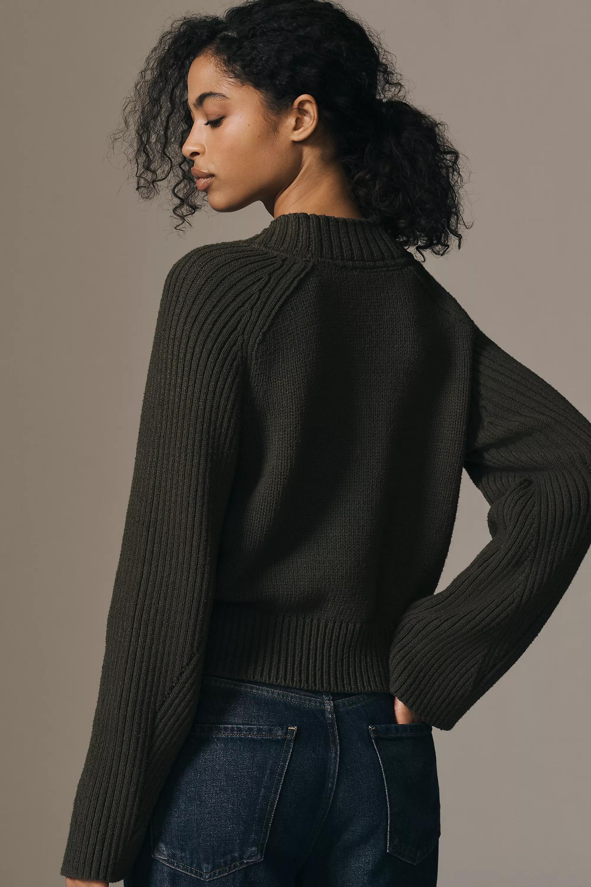 Anthropologie Textured Casual Cropped, Black, A501_0230, medium