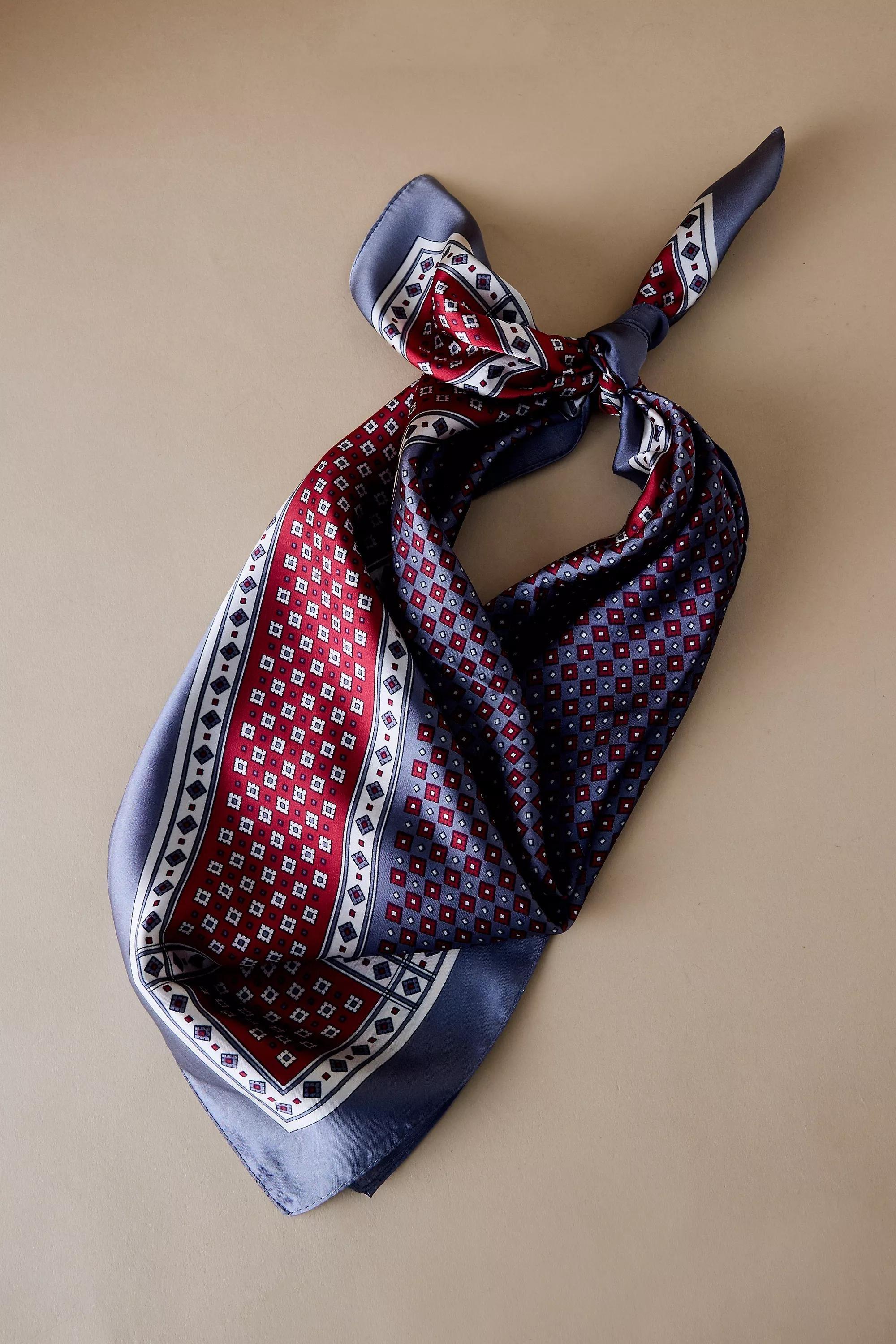 Anthropologie All-Over Print Head-Scarf, Multicolour, A501_0259, large image number 0