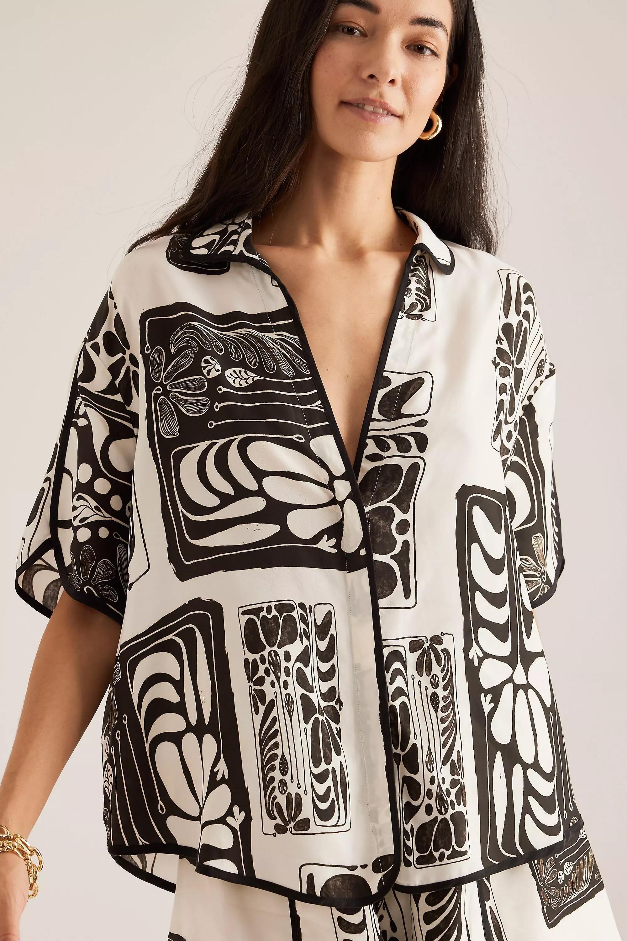 Anthropologie Abstract Overshirt Vacation, , large image number 1