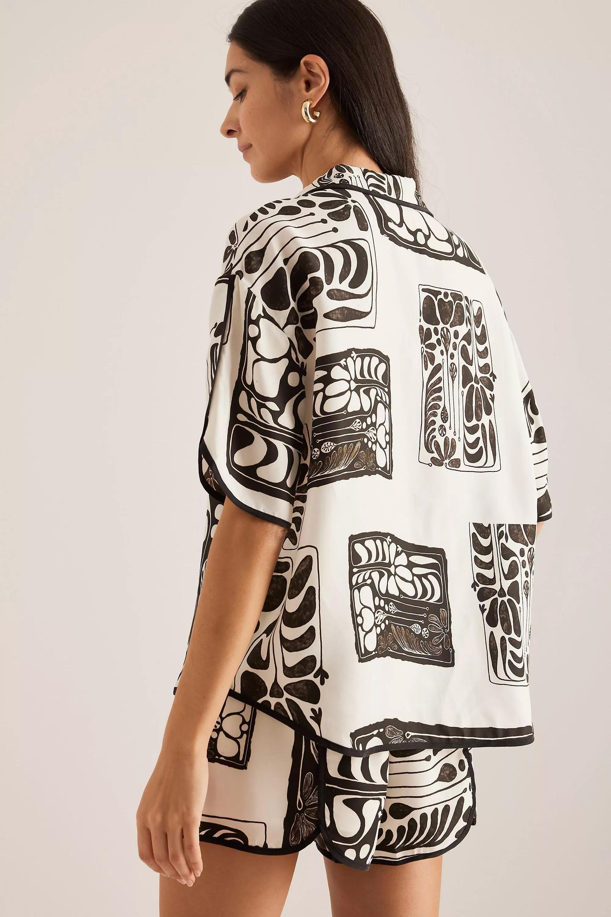 Anthropologie Abstract Overshirt Vacation, , large image number 5