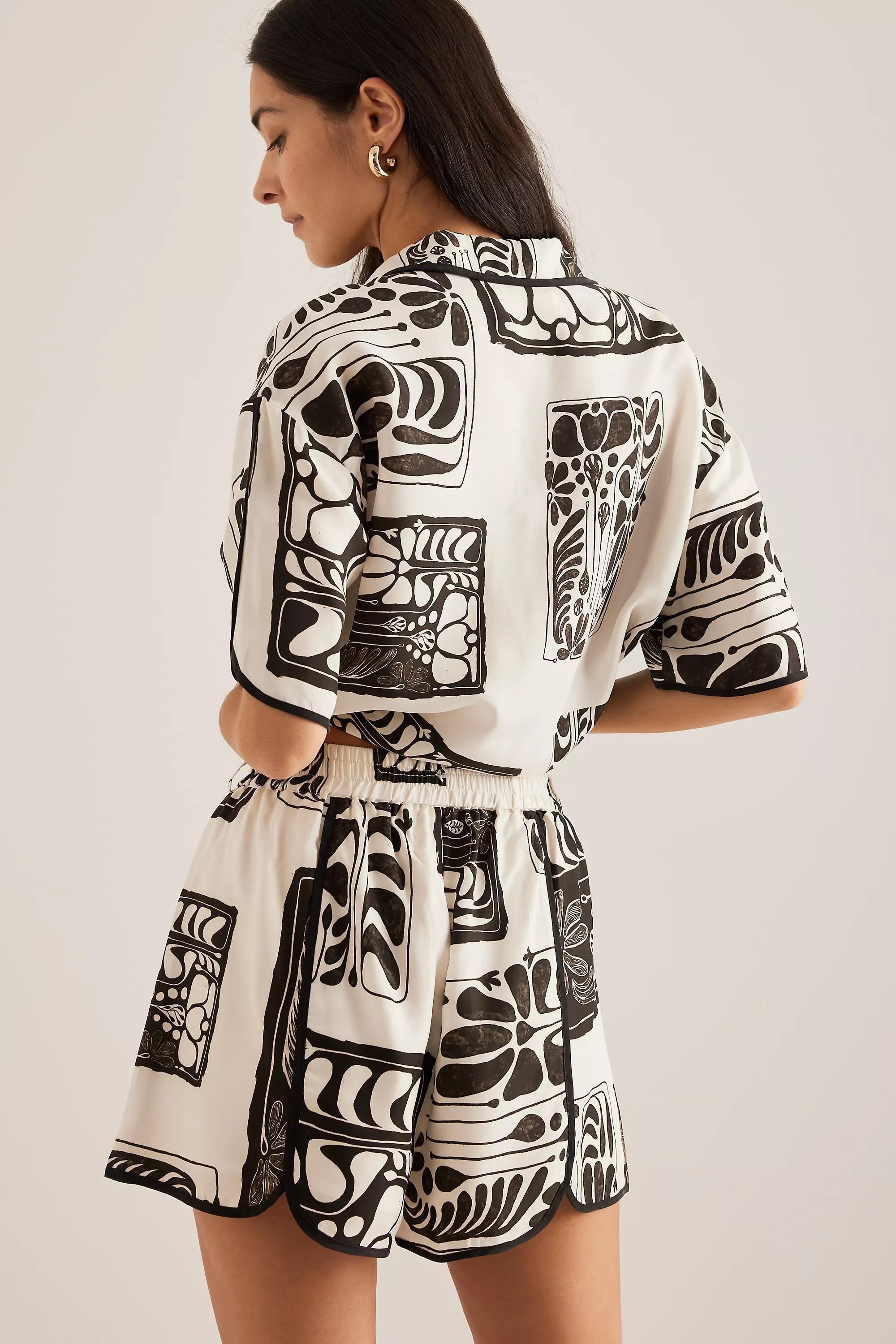 Anthropologie Abstract Beach Shorts, , large image number 5