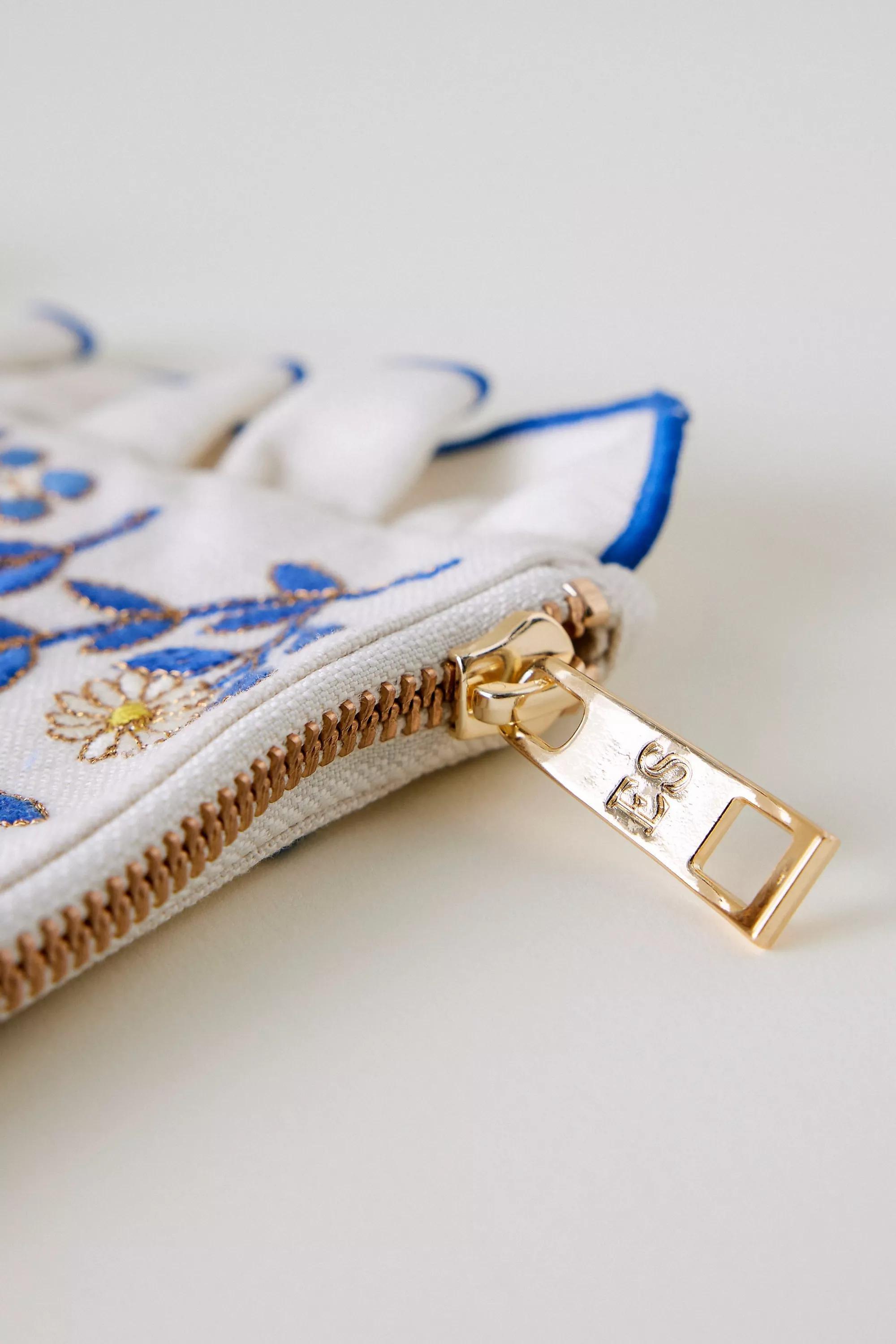 Anthropologie Embroidered Handmade, Navy, A501_0041, large image number 2