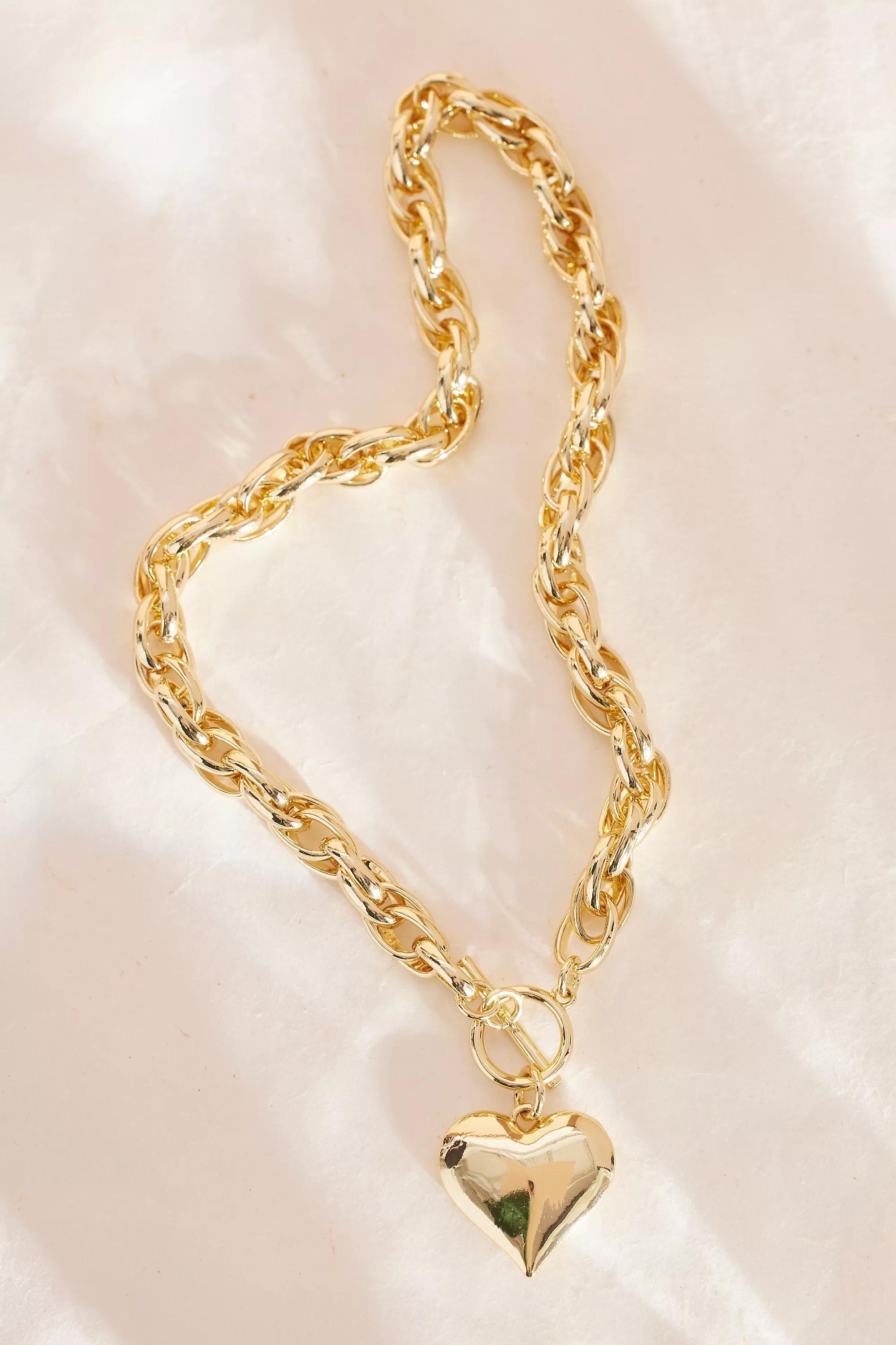 Anthropologie Pendant, Gold, A501_0070, large image number 1