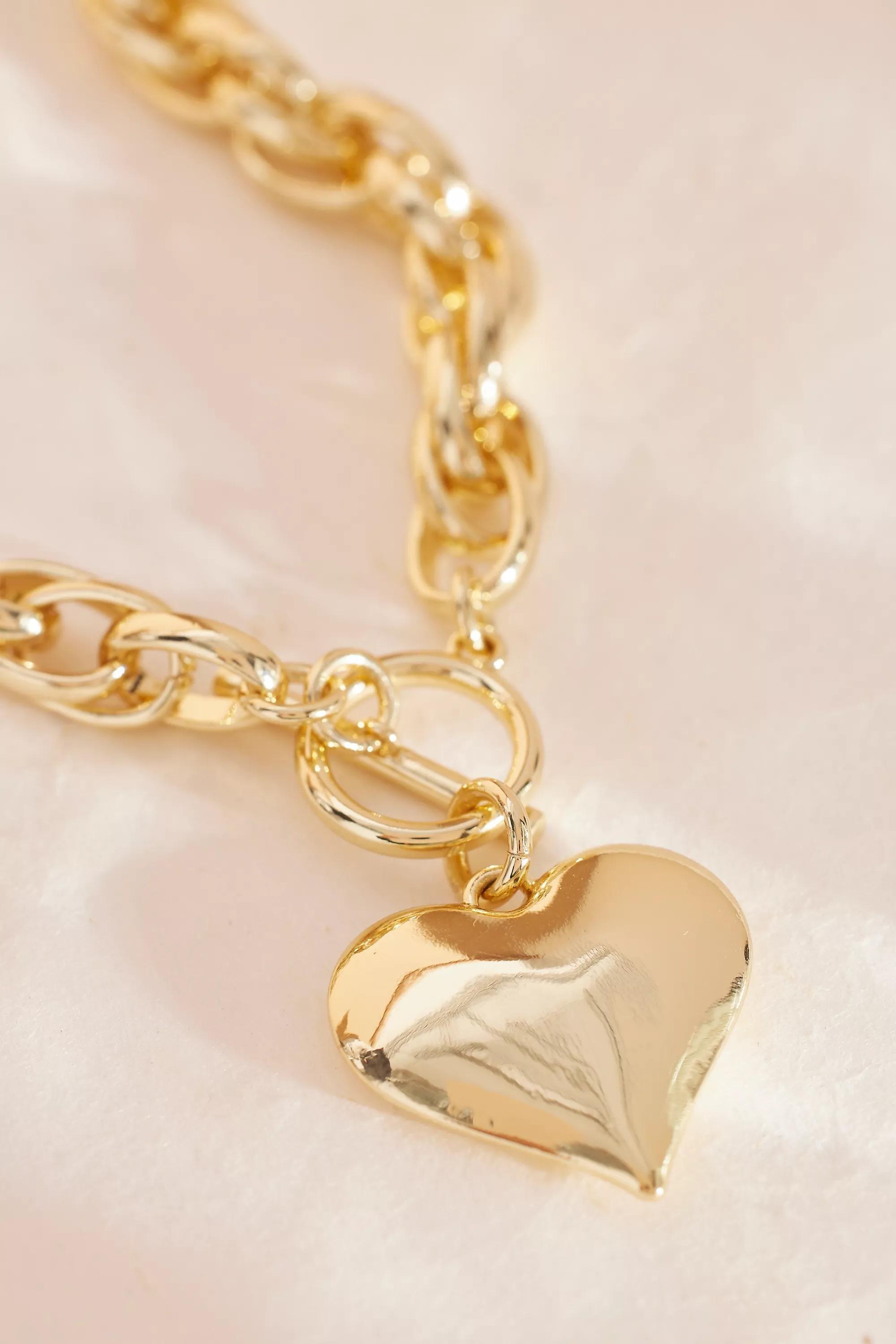 Anthropologie Pendant, Gold, A501_0070, large image number 2