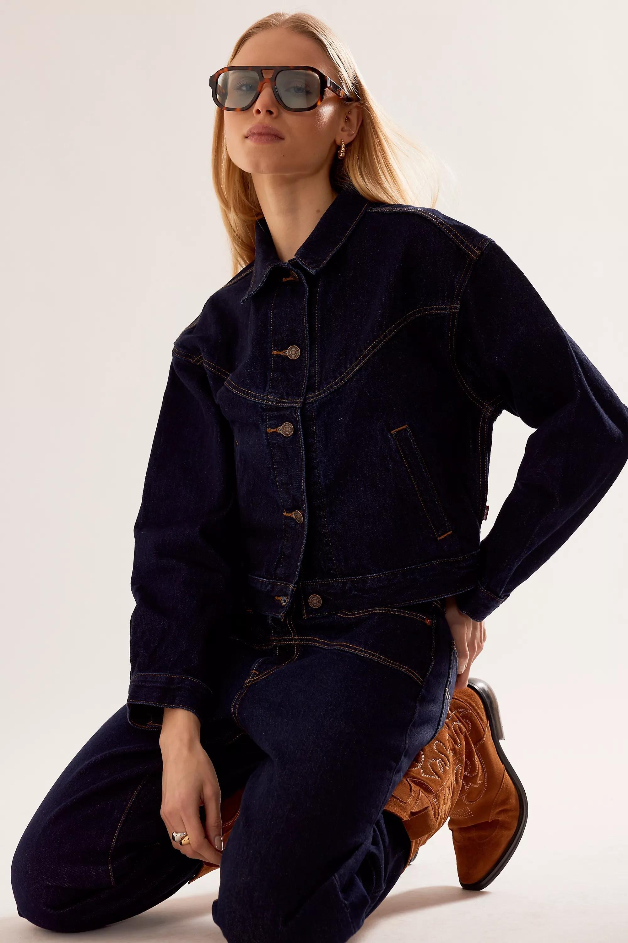 Anthropologie Trucker Casual Short Jacket, A501_0029, large image number 1