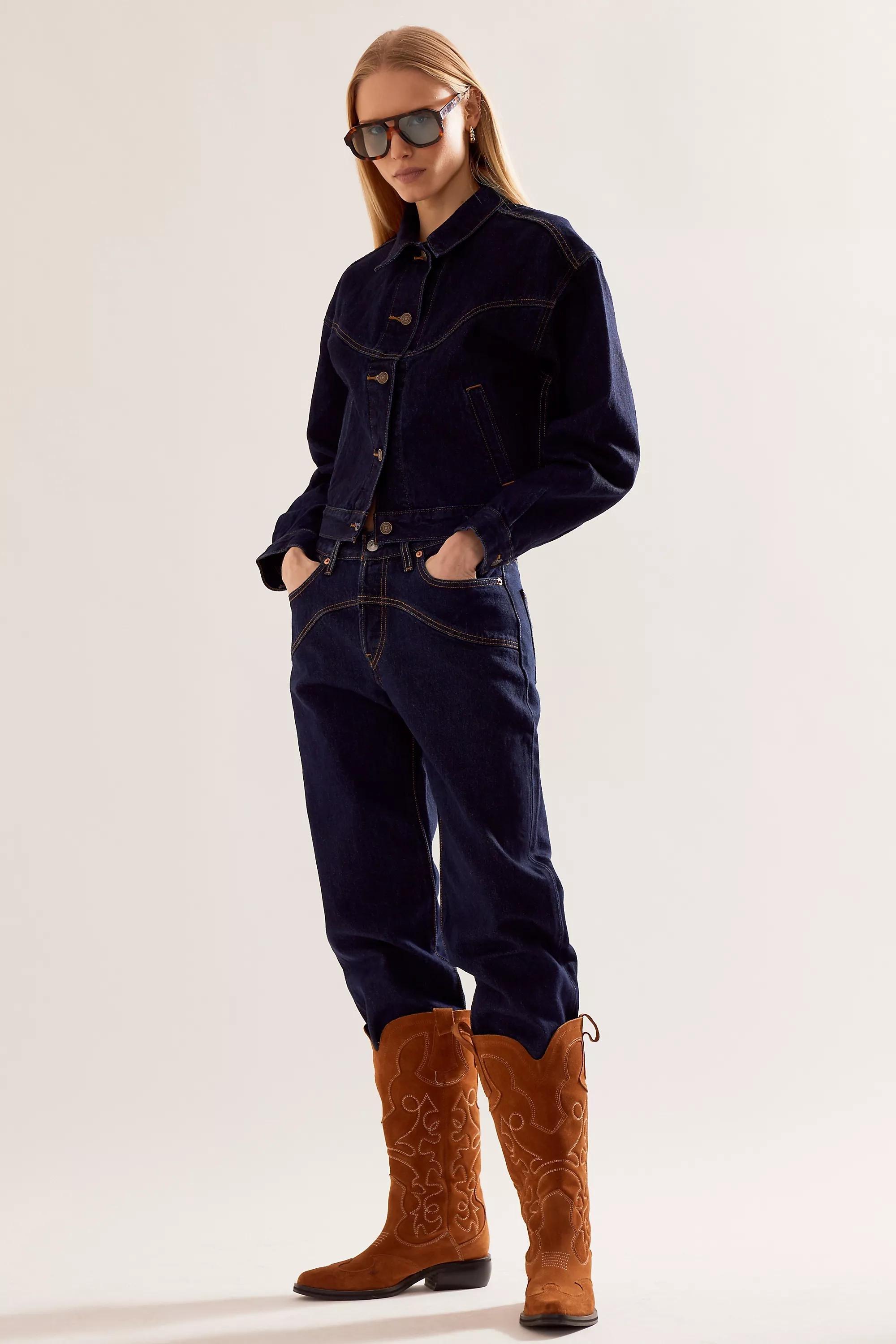 Anthropologie Trucker Casual Short Jacket, A501_0029, large image number 2