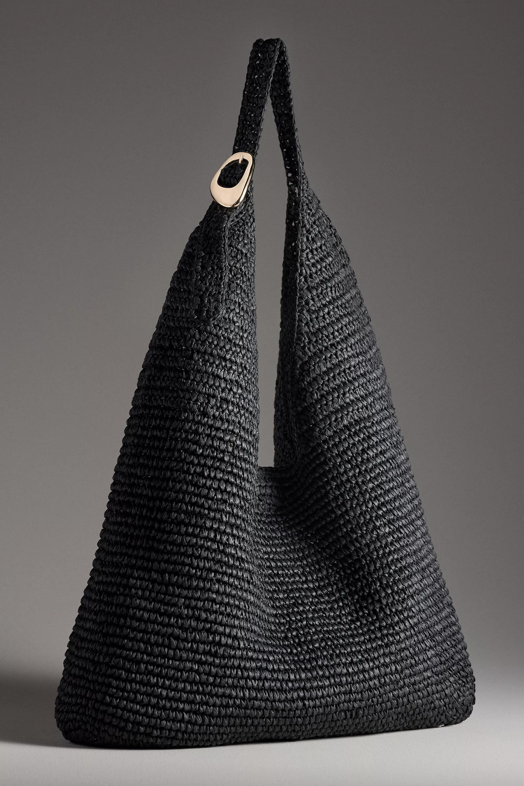 The Love Knot Slouchy Bag, Black, A501_0001, large image number 0