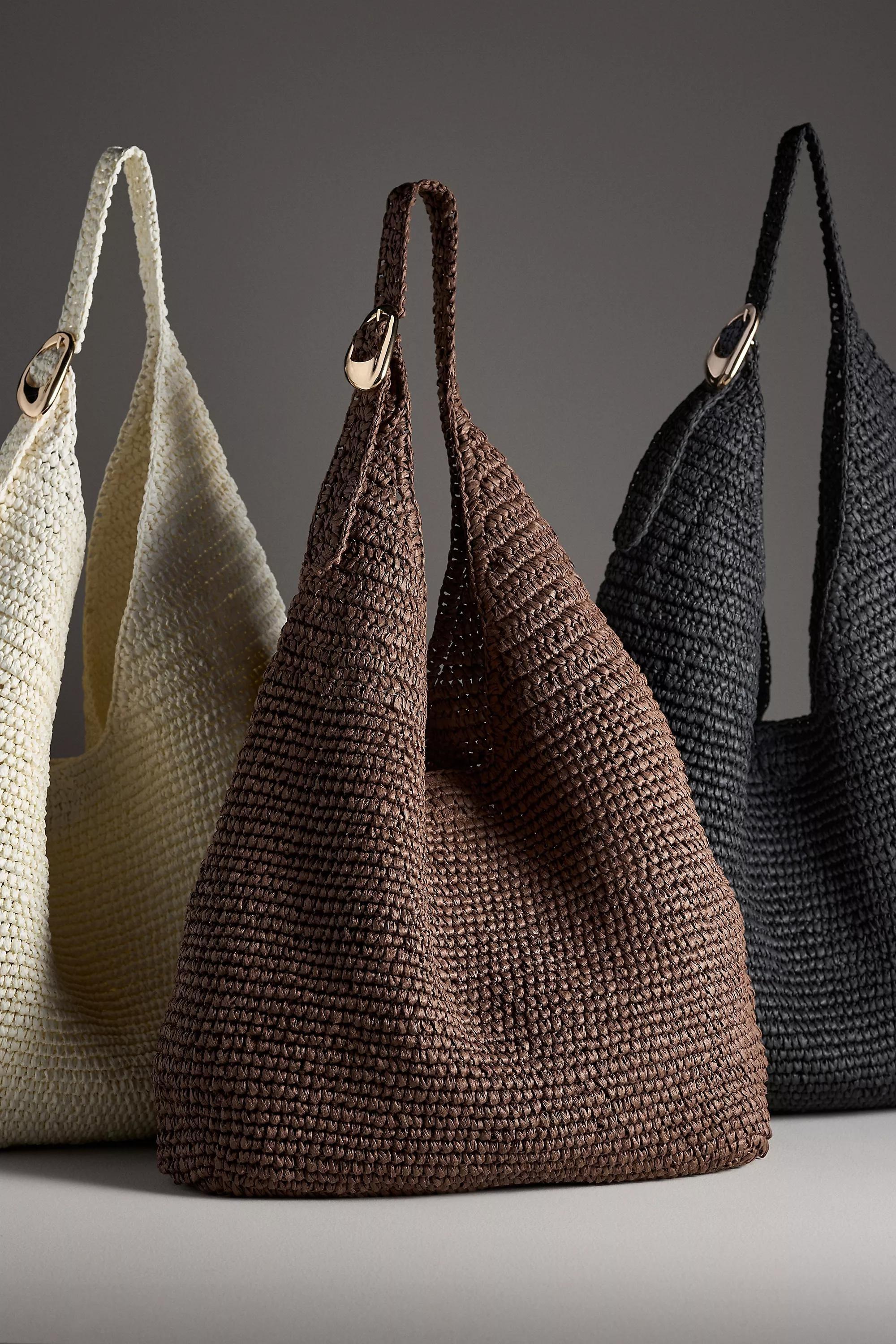 The Love Knot Slouchy Bag, Black, A501_0001, large image number 1