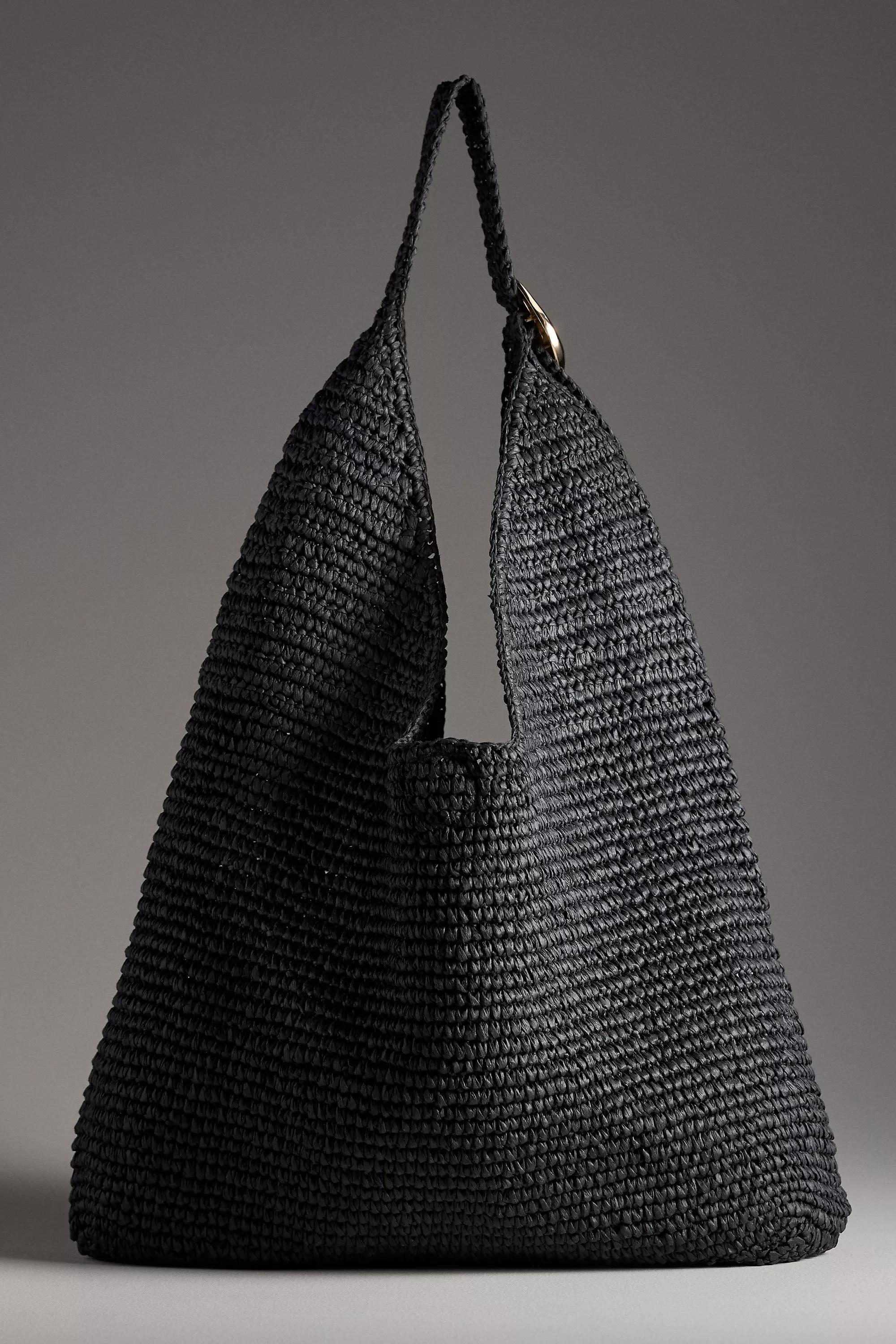 The Love Knot Slouchy Bag, Black, A501_0001, large image number 2