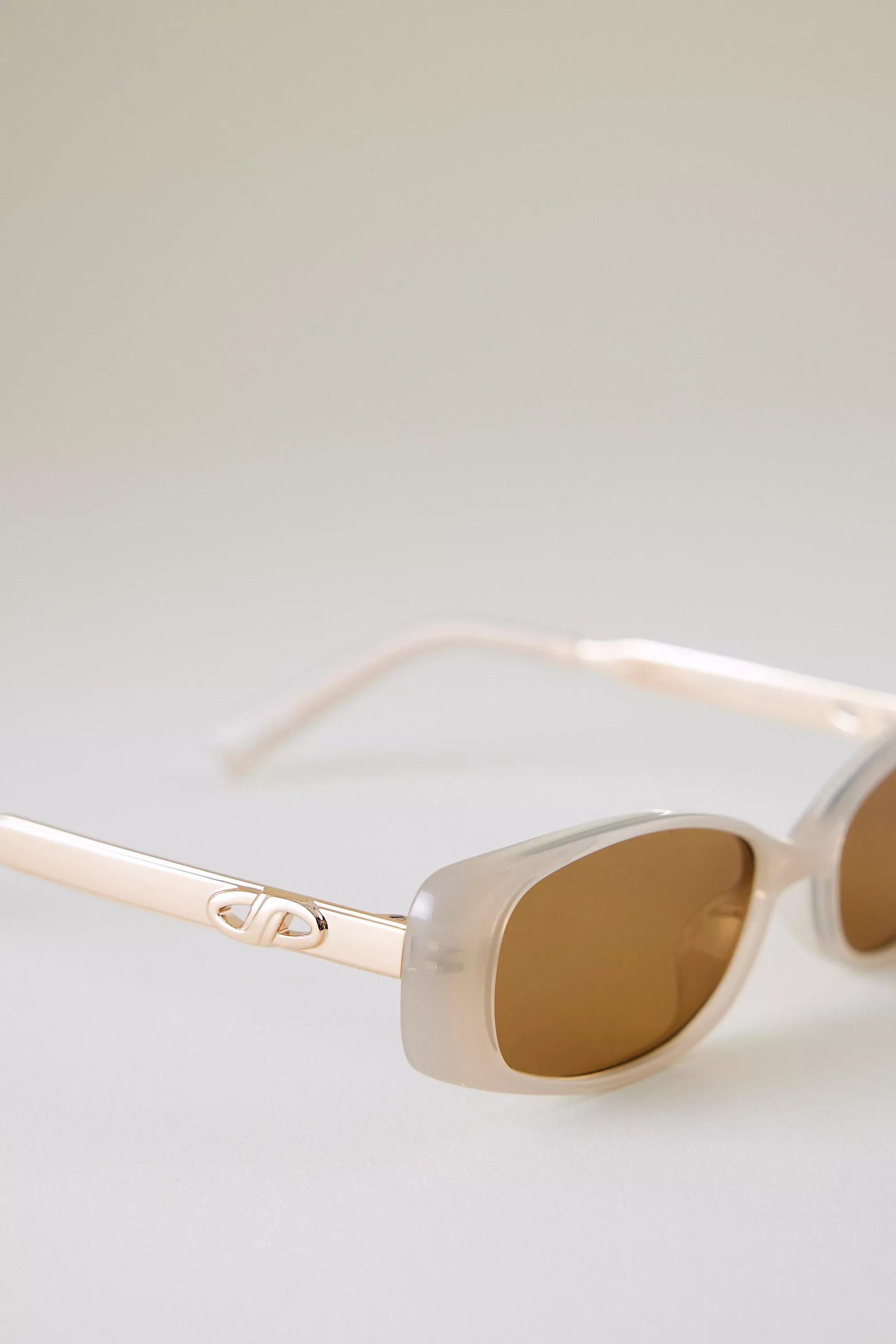 Cream Le Specs Lil Starlight Sunglasses, A501_0012, large image number 3